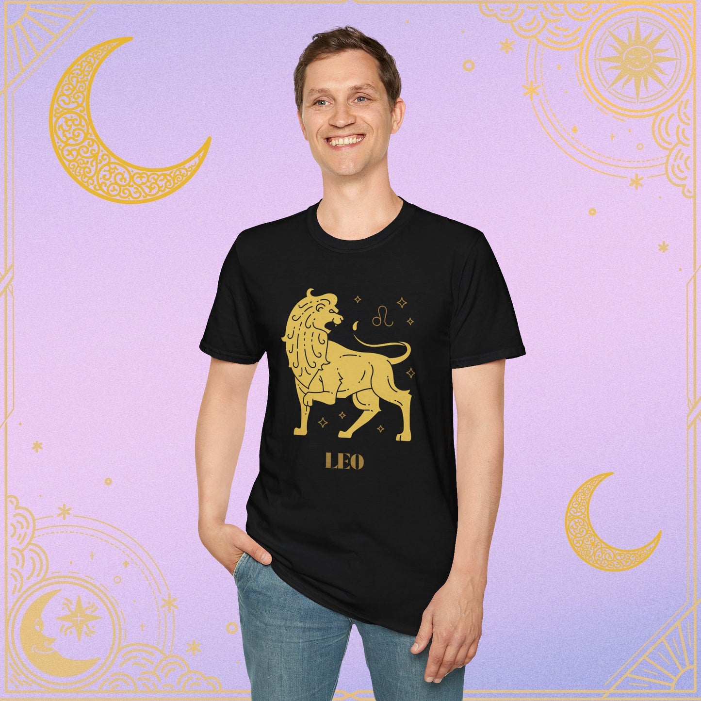 Leo Zodiac T-Shirt | Unisex Astrology Tee, Birthday Gift, July-August Celebrations, Astrology Lovers, Casual Wear, Horoscope T-shirt