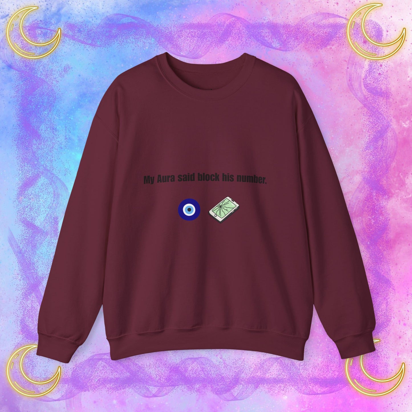 My Aura Says Block Number Sweatshirt, Unisex Crewneck for Casual Wear, Perfect Gift for Friends, Cozy Fall Sweater, Spiritual [...]