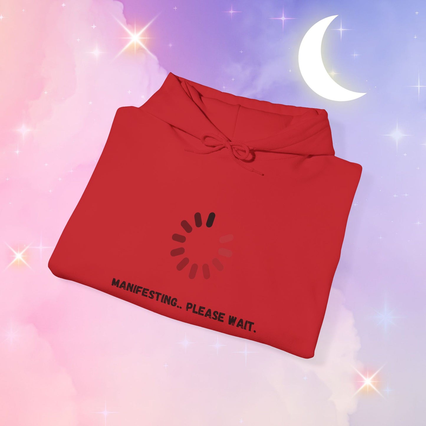 Manifesting Hoodie - Unisex Heavy Blend™ Sweatshirt, Cozy Layer for Dreamers, Gift for Friends, Affirmation Apparel, Self-Care Fashion