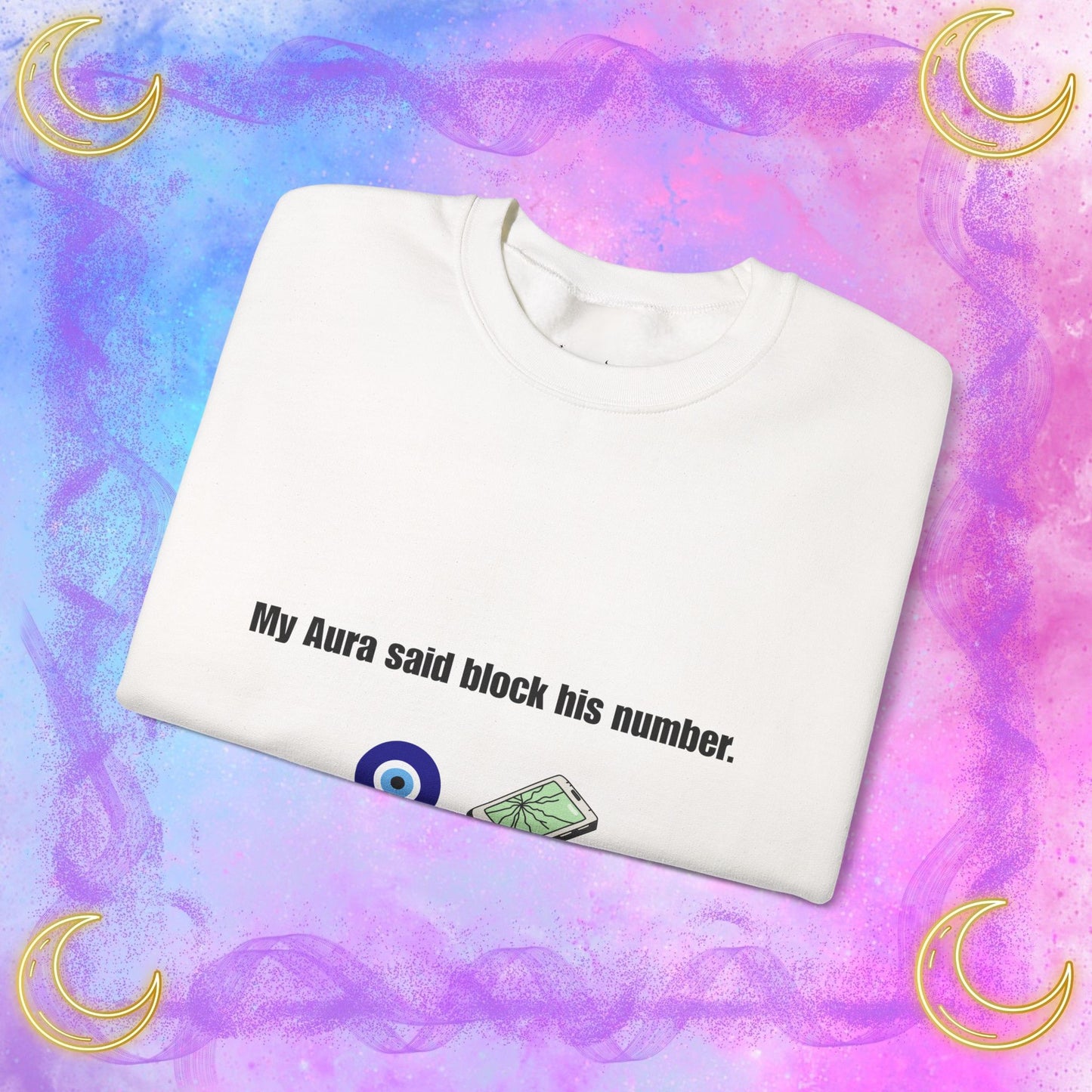 My Aura Says Block Number Sweatshirt, Unisex Crewneck for Casual Wear, Perfect Gift for Friends, Cozy Fall Sweater, Spiritual [...]