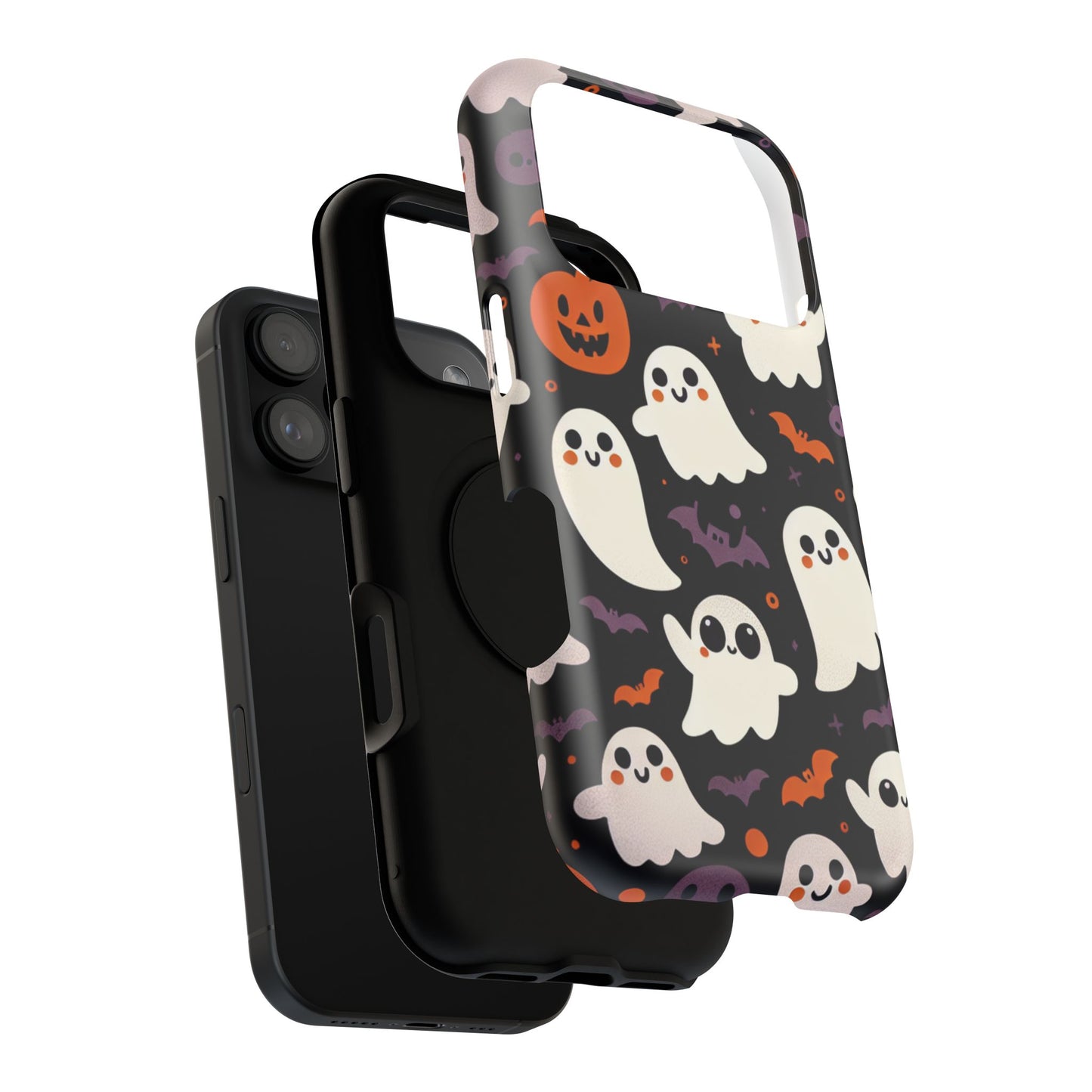 Halloween Ghost Phone Case, Cute Ghost Cases for iPhone, October Birthday Gift, Spooky Decor, Fun & Funky Cell Phone Cover