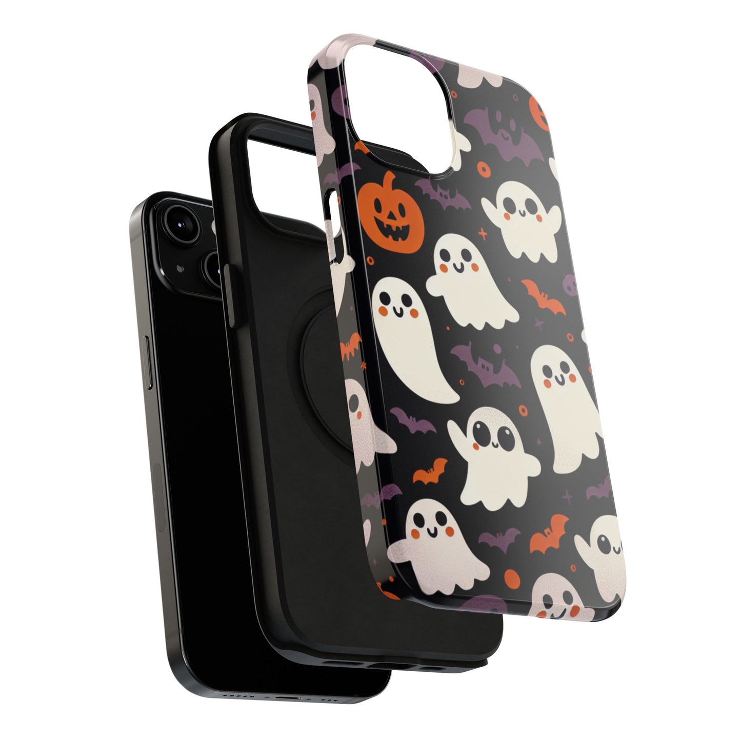 Halloween Ghost Phone Case, Cute Ghost Cases for iPhone, October Birthday Gift, Spooky Decor, Fun & Funky Cell Phone Cover