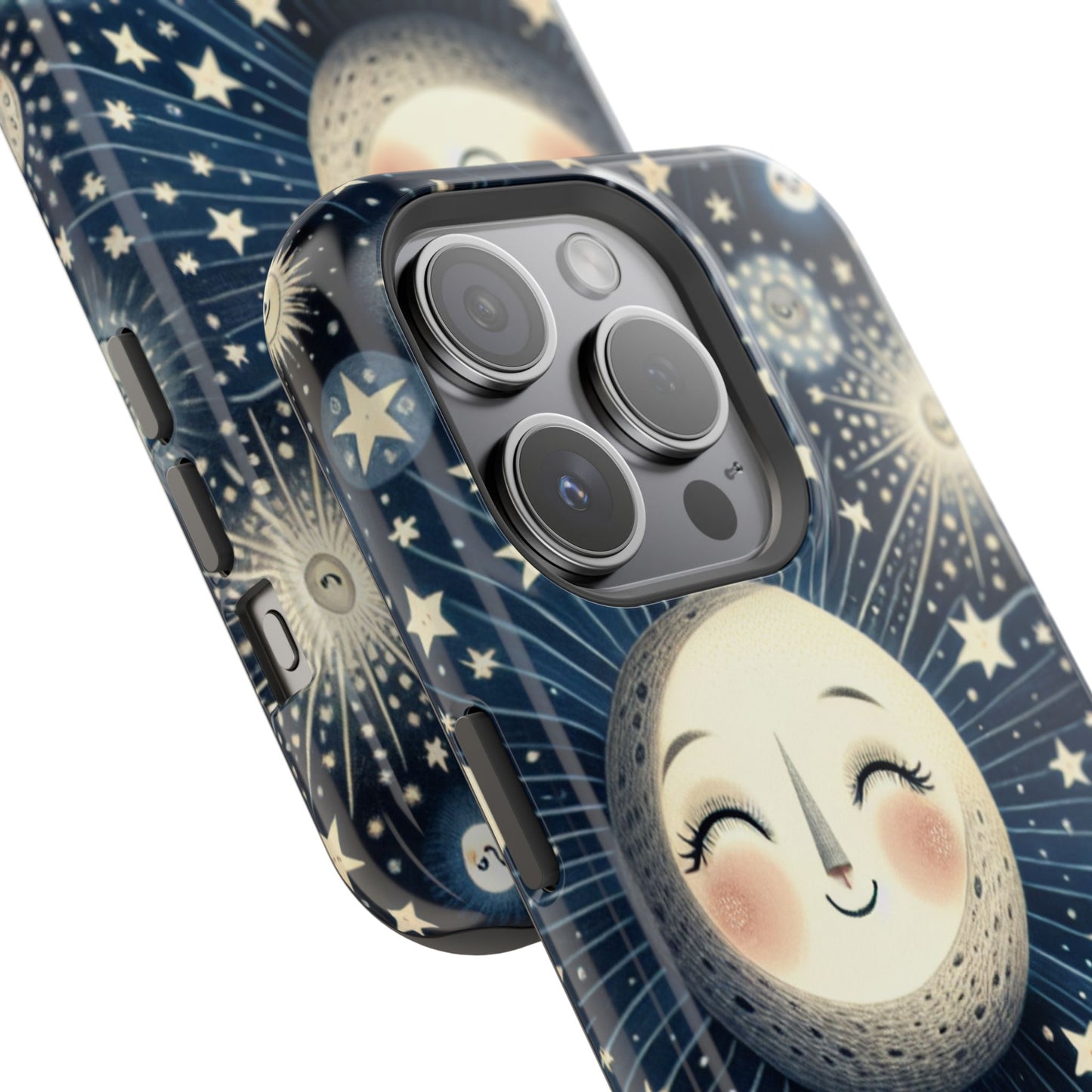 Celestial Impact-Resistant Cases, Protective Phone Cover, Moon & Stars Design, Gift for Astrology Lovers, Unique Phone Accessories, [...]