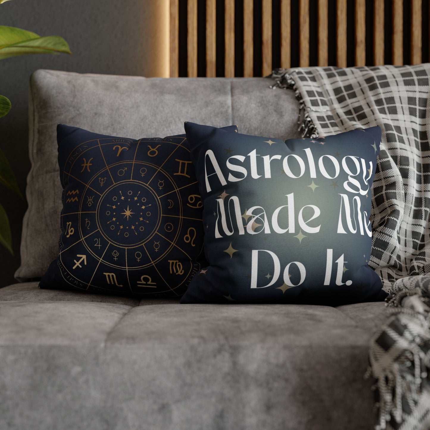 Astrology Inspired Pillowcase, Astrological Home Decor, Zodiac Gift, Horoscope Lover's Pillow, Starry Night Decorative Pillow, [...]