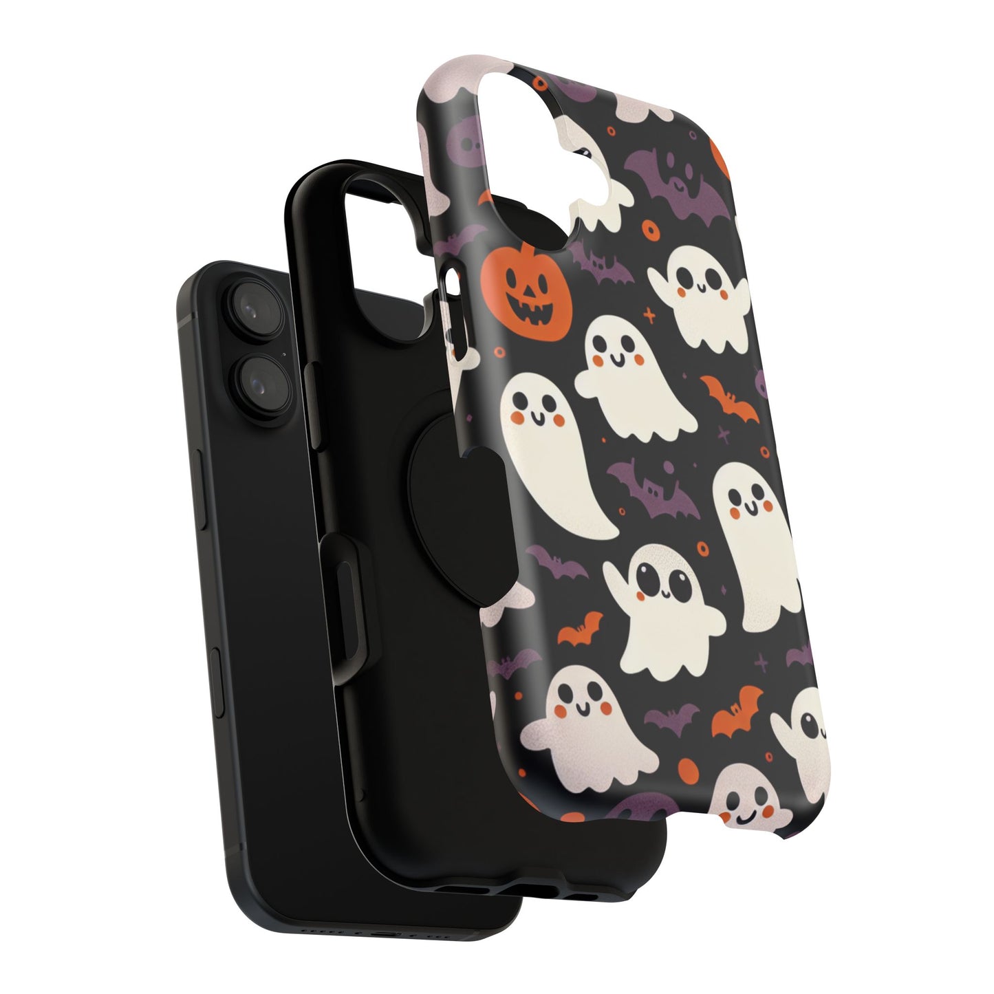 Halloween Ghost Phone Case, Cute Ghost Cases for iPhone, October Birthday Gift, Spooky Decor, Fun & Funky Cell Phone Cover