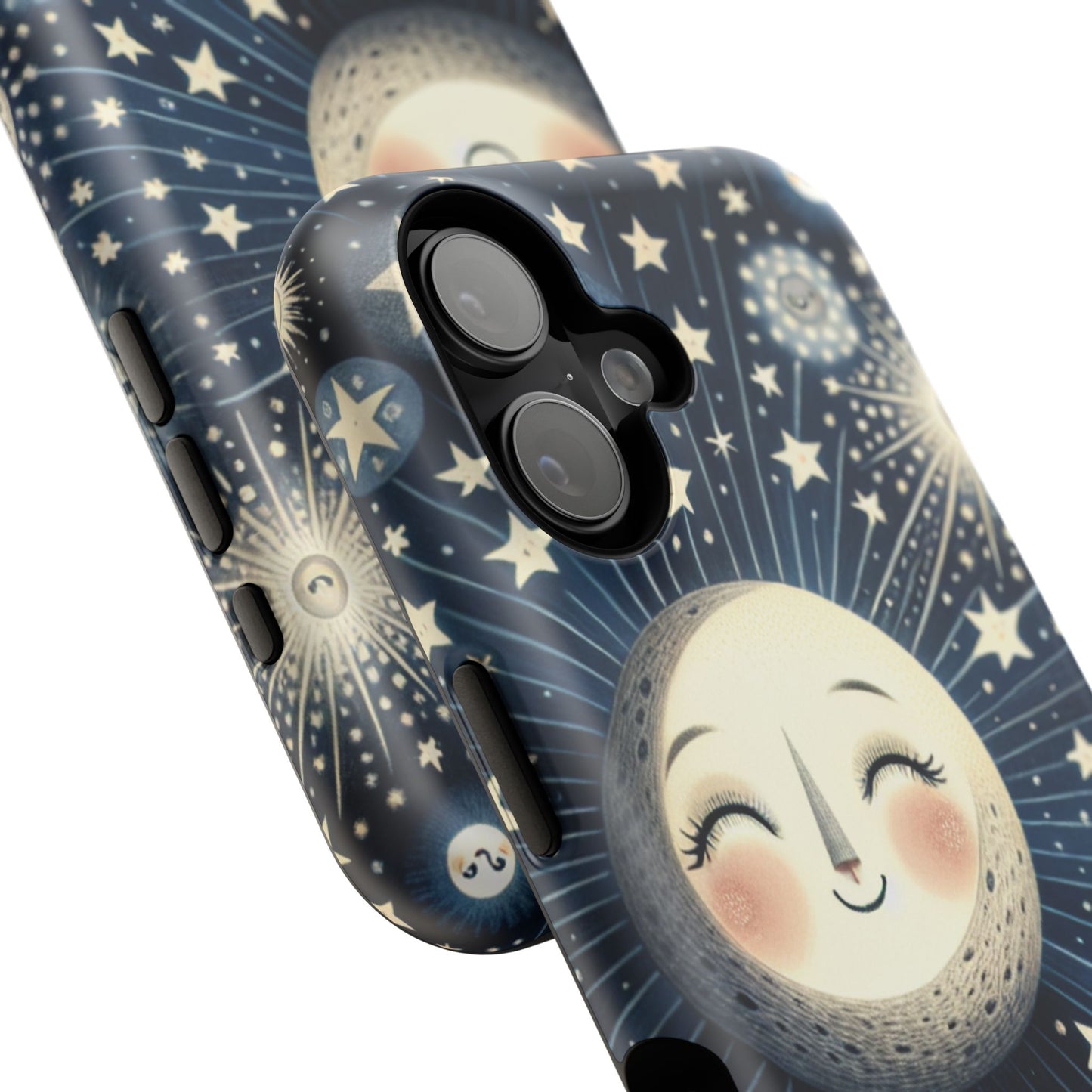 Celestial Impact-Resistant Cases, Protective Phone Cover, Moon & Stars Design, Gift for Astrology Lovers, Unique Phone Accessories, [...]