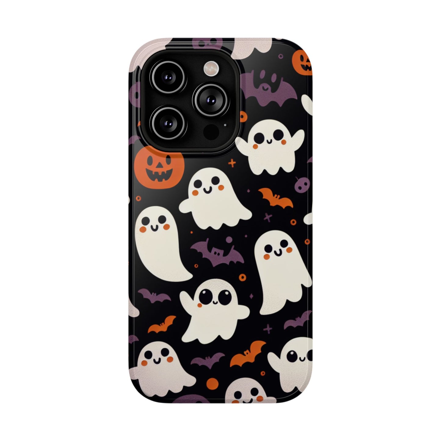 Halloween Ghost Phone Case, Cute Ghost Cases for iPhone, October Birthday Gift, Spooky Decor, Fun & Funky Cell Phone Cover
