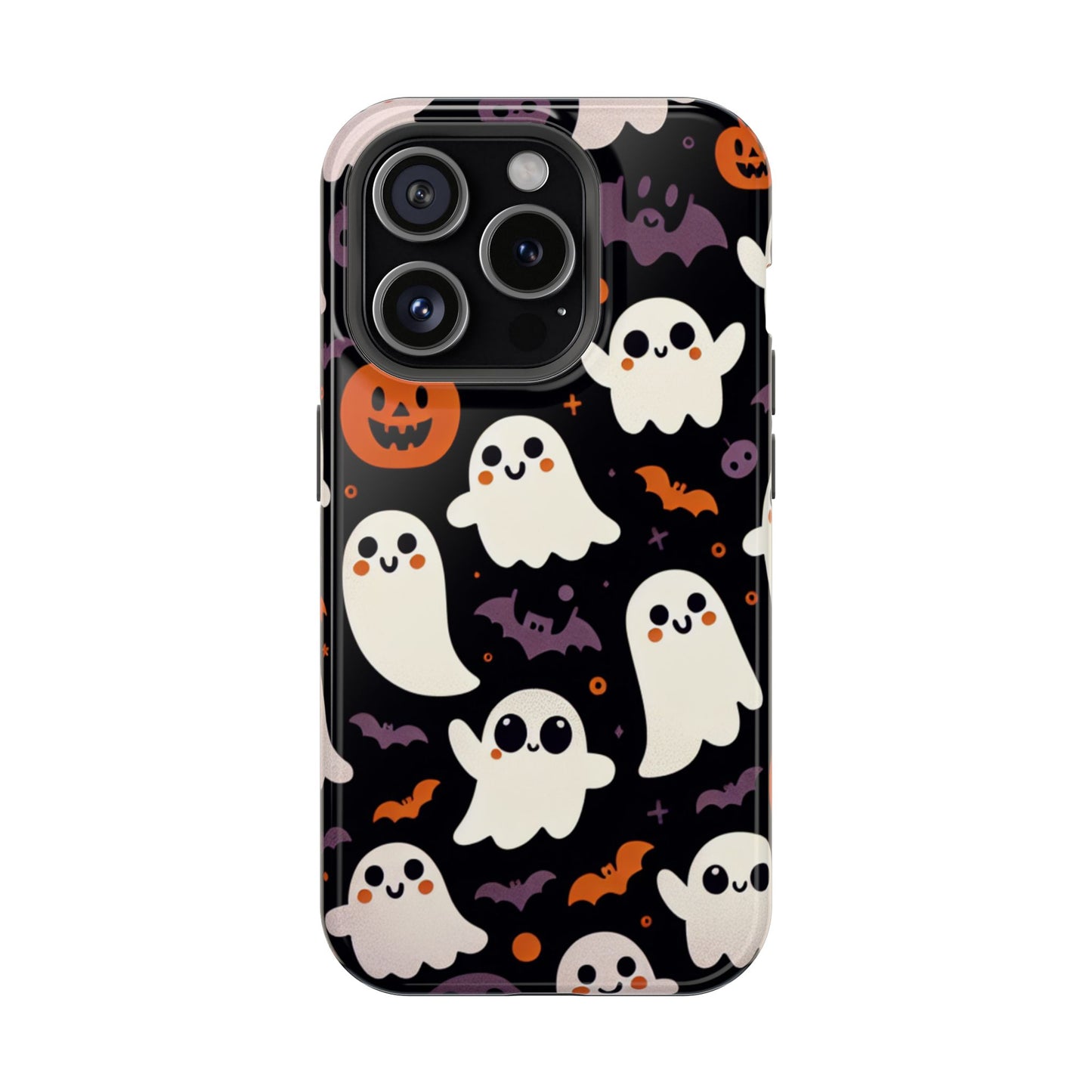 Halloween Ghost Phone Case, Cute Ghost Cases for iPhone, October Birthday Gift, Spooky Decor, Fun & Funky Cell Phone Cover