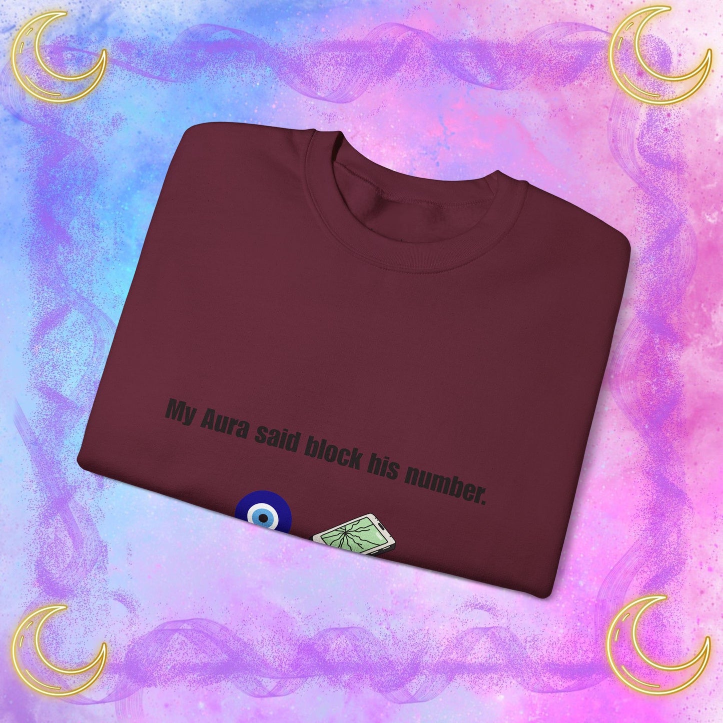 My Aura Says Block Number Sweatshirt, Unisex Crewneck for Casual Wear, Perfect Gift for Friends, Cozy Fall Sweater, Spiritual [...]