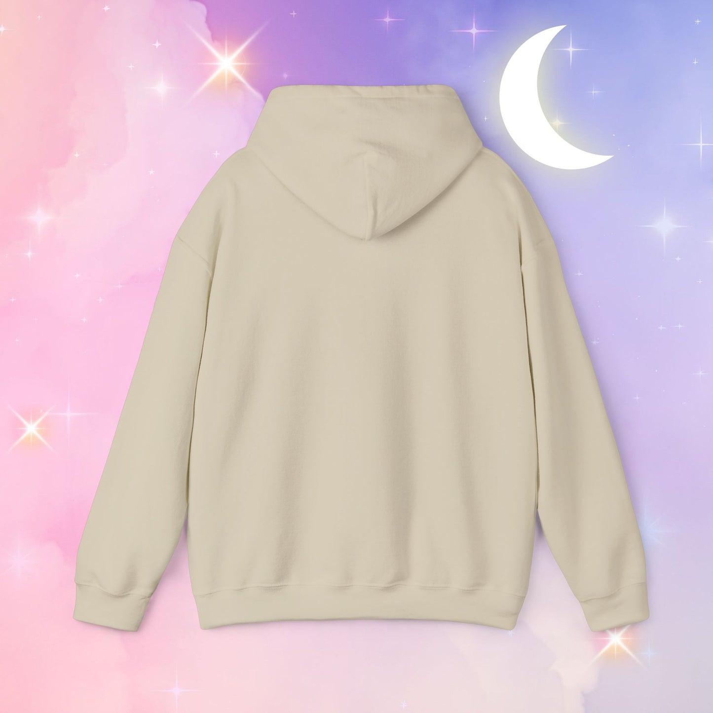 Moonlit Inspiration Unisex Heavy Blend Hoodie, Cozy Sweatshirt for Self-Care, Gift for Her, Custom Quote Apparel, Winter Fashion