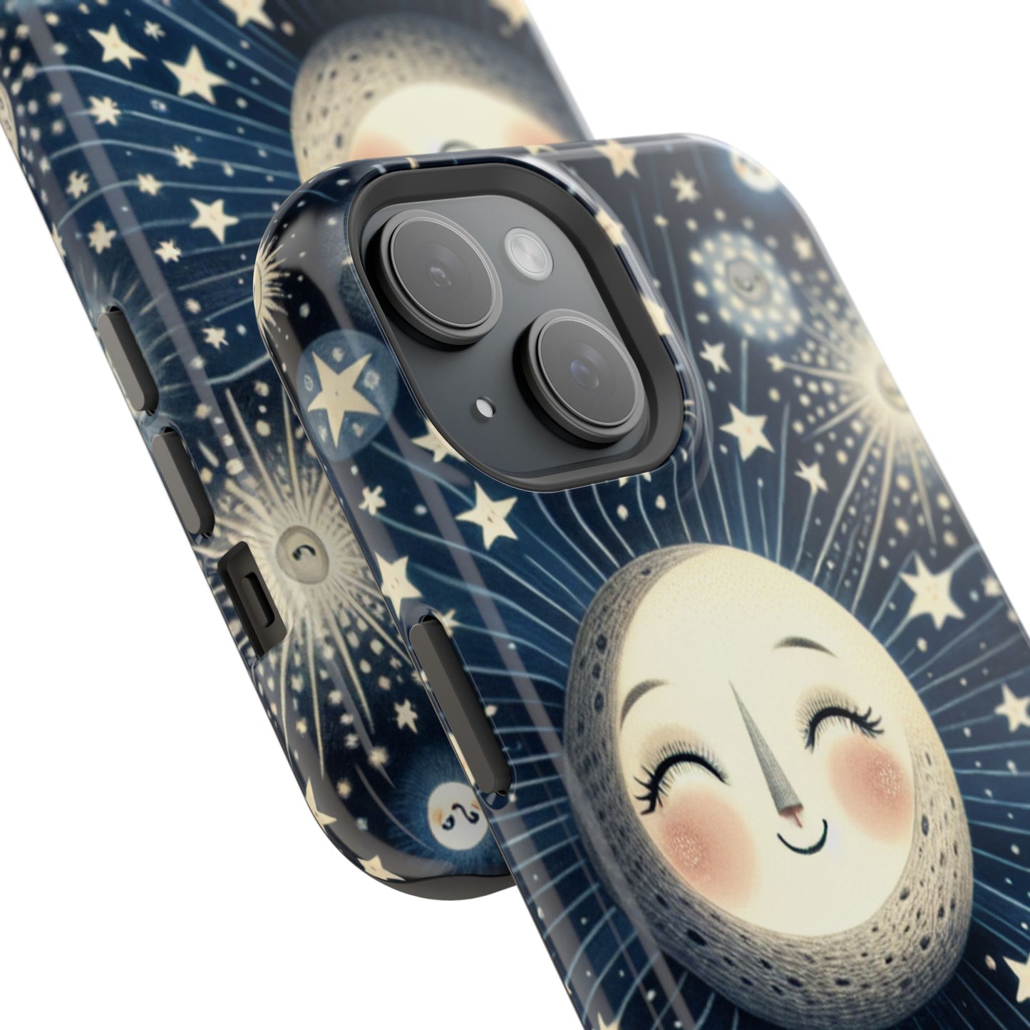 Celestial Impact-Resistant Cases, Protective Phone Cover, Moon & Stars Design, Gift for Astrology Lovers, Unique Phone Accessories, [...]