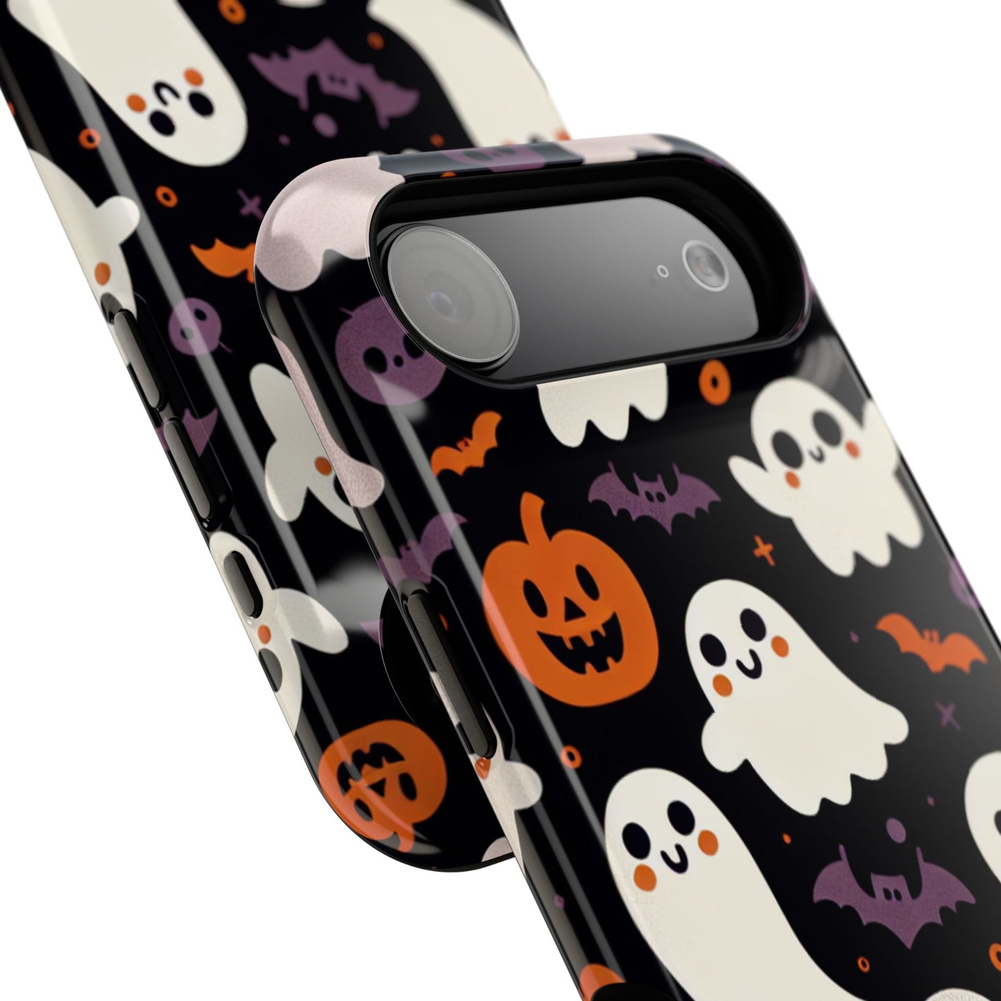 Halloween Ghost Phone Case, Cute Ghost Cases for iPhone, October Birthday Gift, Spooky Decor, Fun & Funky Cell Phone Cover