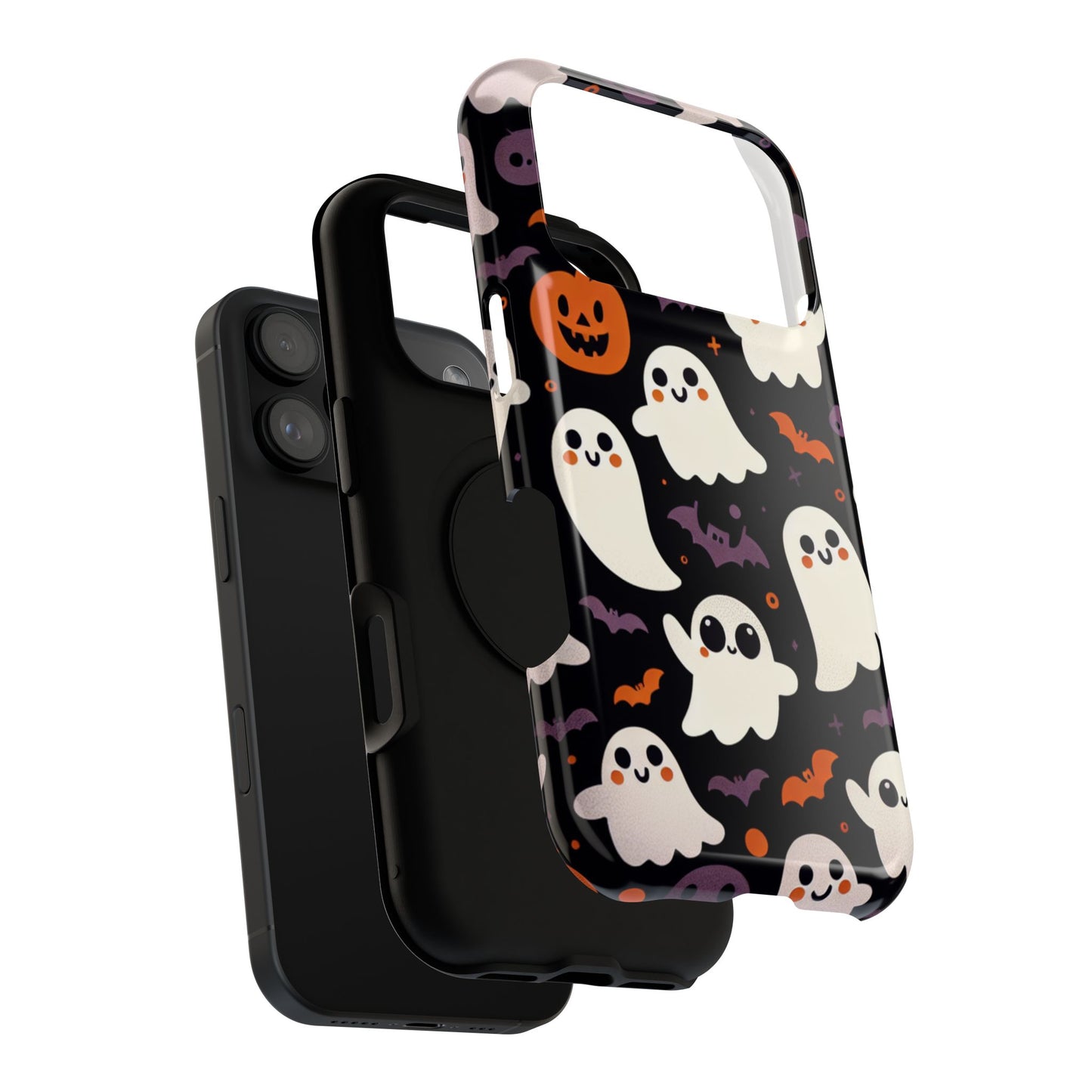 Halloween Ghost Phone Case, Cute Ghost Cases for iPhone, October Birthday Gift, Spooky Decor, Fun & Funky Cell Phone Cover