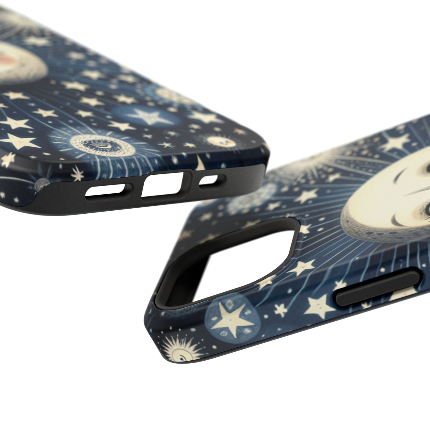 Celestial Impact-Resistant Cases, Protective Phone Cover, Moon & Stars Design, Gift for Astrology Lovers, Unique Phone Accessories, [...]