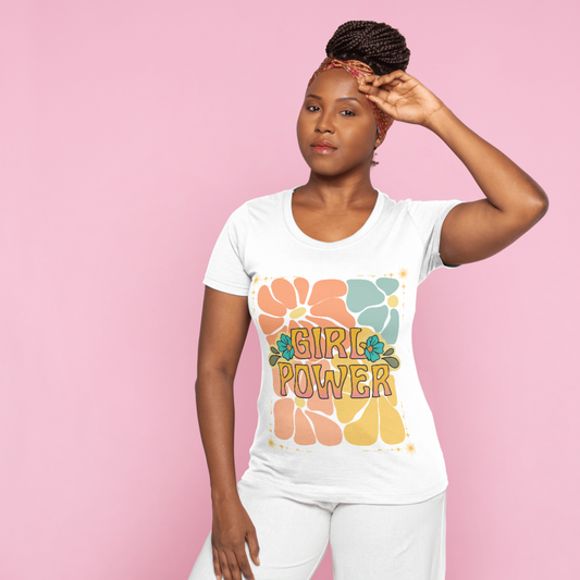 Empowering Graphic Tee, Girl Power Short Sleeve Shirt, Feminist Apparel, Gift for Her, Trendy Women’s Clothing