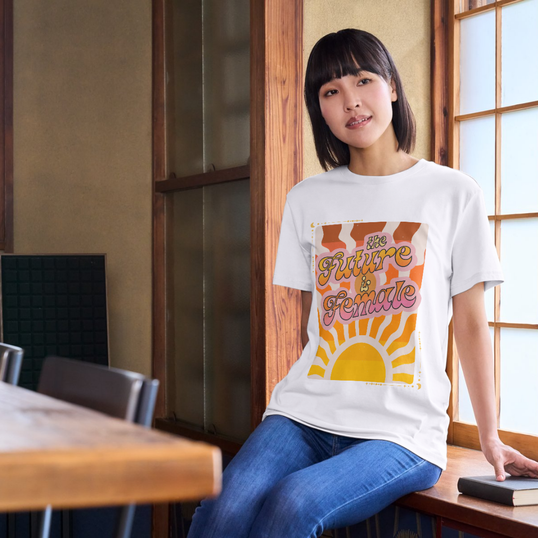 Future is Female Tee | Unisex Jersey Short Sleeve Shirt, Feminist Apparel, Gift for Her, Empowerment Clothing, Summer Vibes
