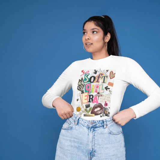 Soft Girl Unisex Long Sleeve Tee, Cozy Casual Wear, Gifts for her, Everyday Comfortable Top, Trendy Graphic Apparel, Versatile [...]