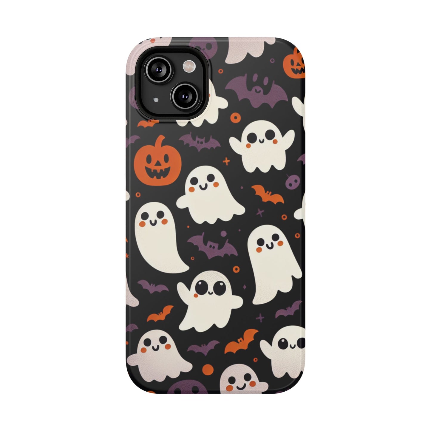 Halloween Ghost Phone Case, Cute Ghost Cases for iPhone, October Birthday Gift, Spooky Decor, Fun & Funky Cell Phone Cover