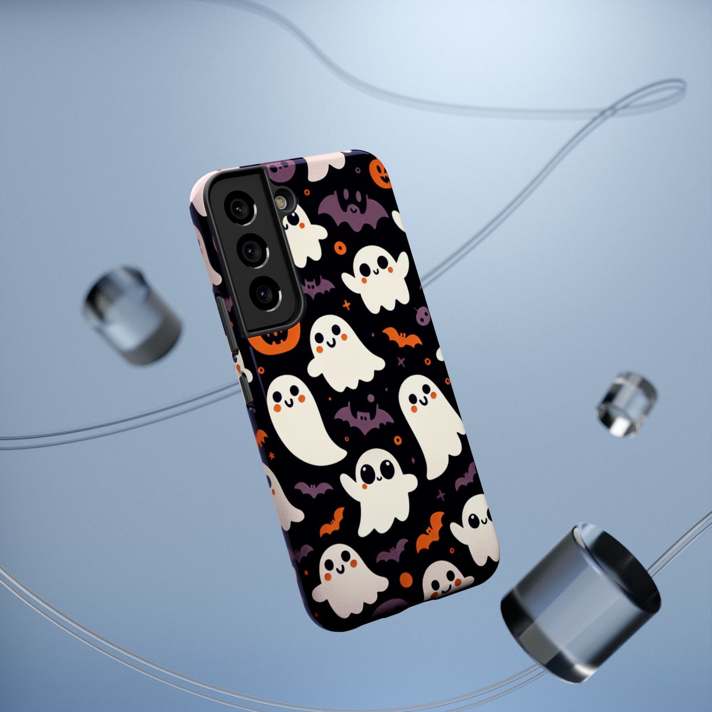 Halloween Ghost Phone Case, Cute Ghost Cases for iPhone, October Birthday Gift, Spooky Decor, Fun & Funky Cell Phone Cover