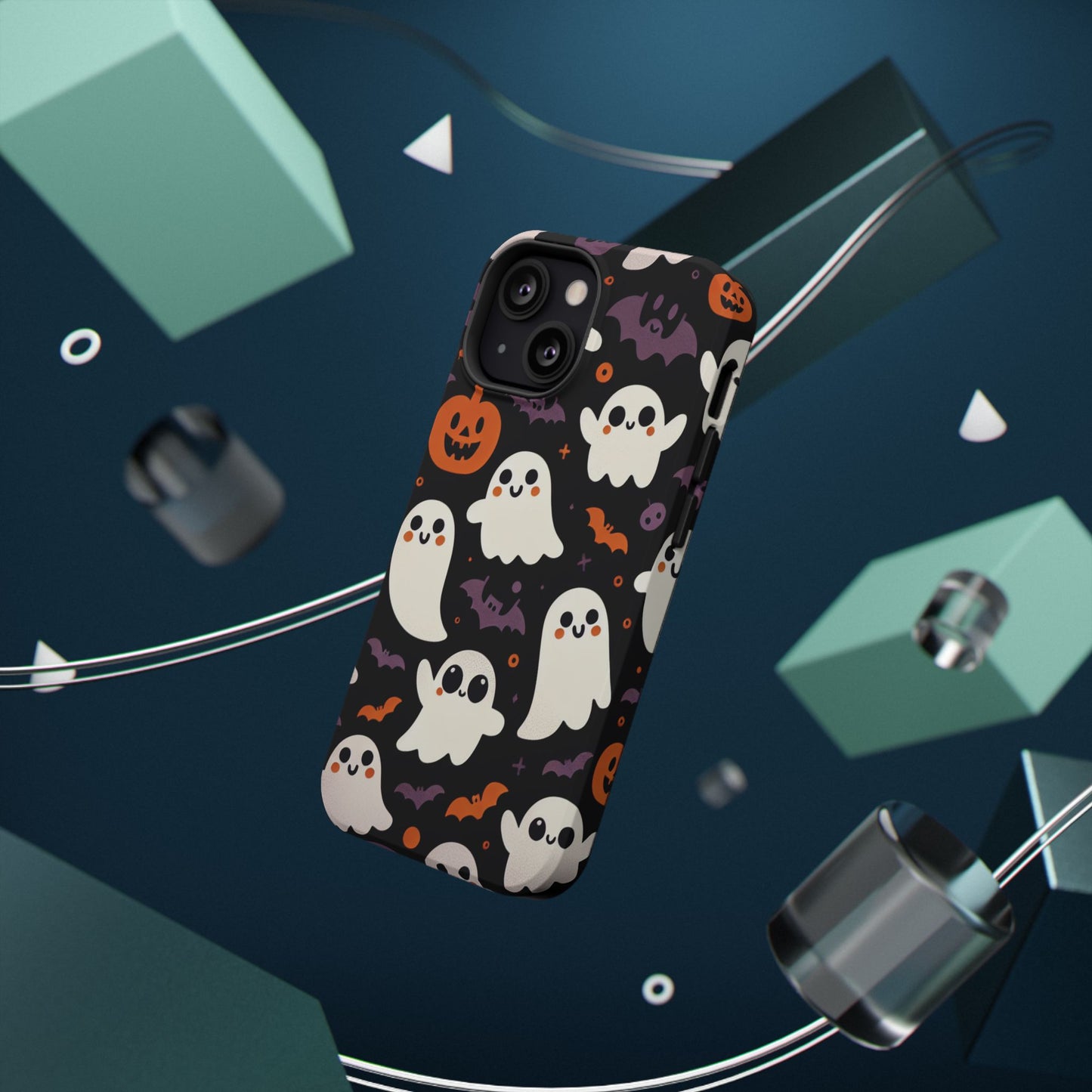 Halloween Ghost Phone Case, Cute Ghost Cases for iPhone, October Birthday Gift, Spooky Decor, Fun & Funky Cell Phone Cover