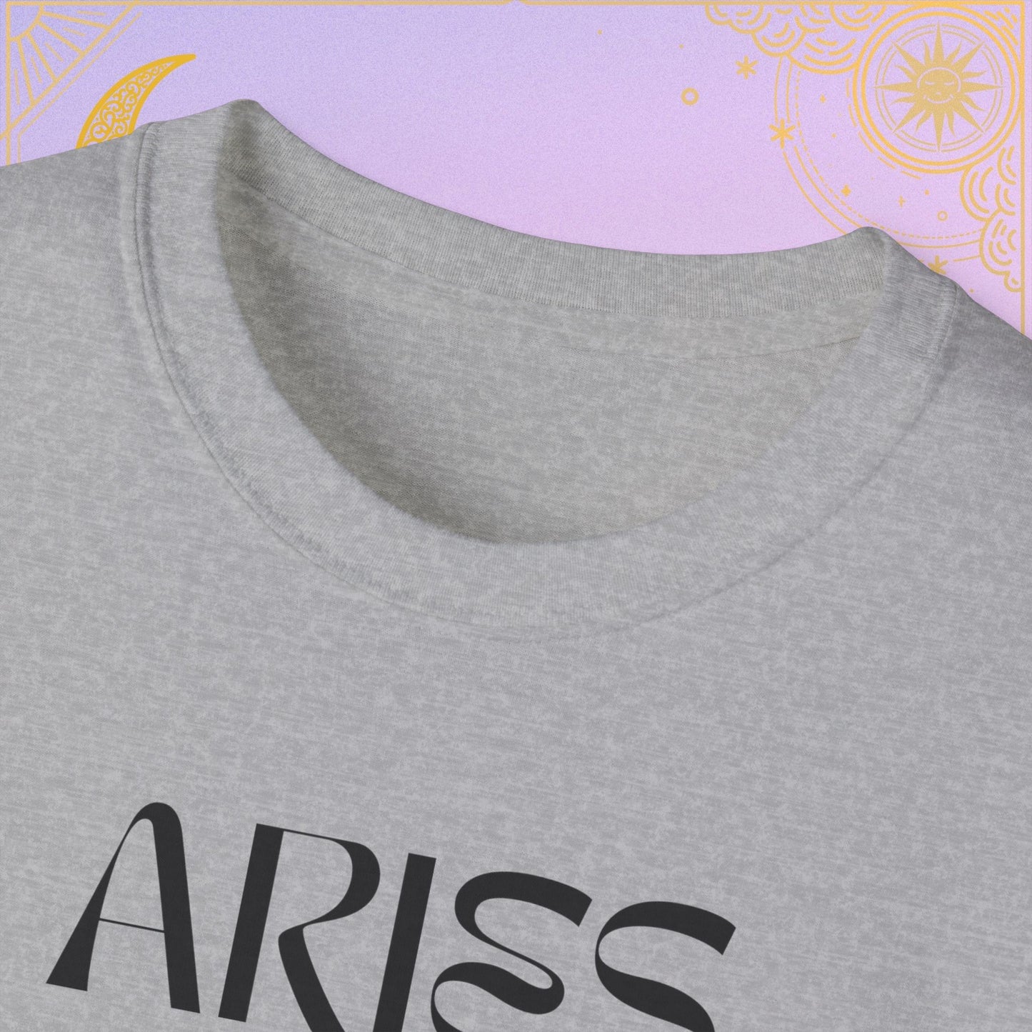 Astrology Aries Tee, Unisex Cotton Shirt, Zodiac Graphic T-Shirt, Birthday Gift, Horoscope Apparel, Astrology Fashion