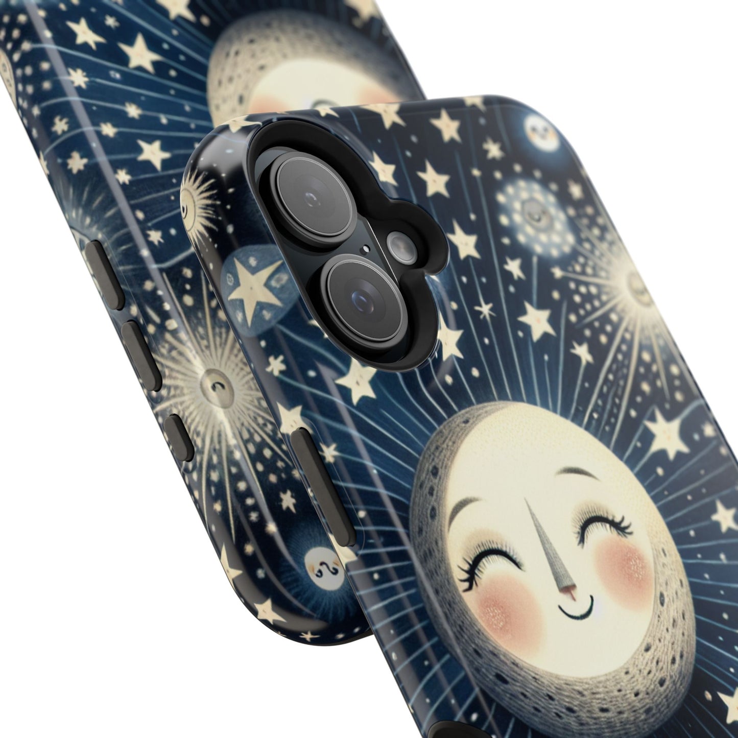 Celestial Impact-Resistant Cases, Protective Phone Cover, Moon & Stars Design, Gift for Astrology Lovers, Unique Phone Accessories, [...]