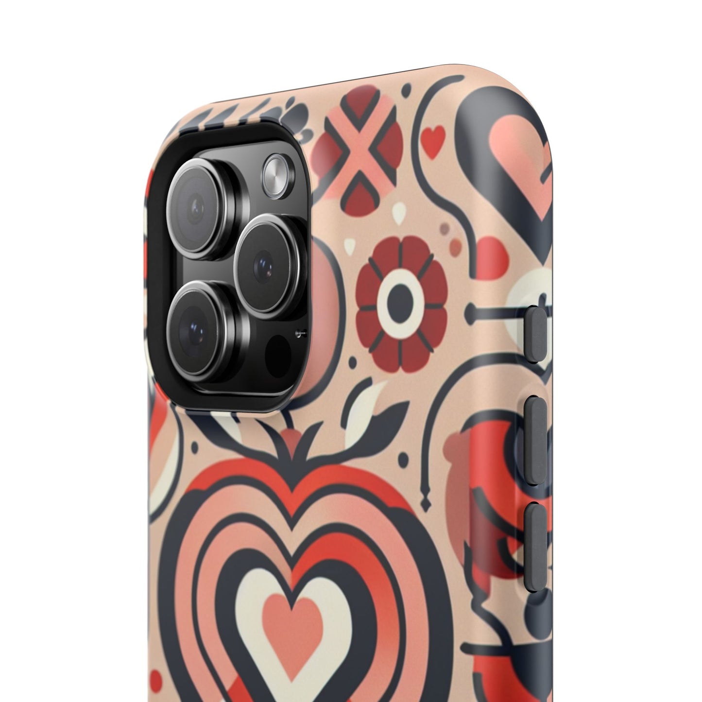 Heartfelt Impact-Resistant Phone Cases, Durable Phone Covers, Love-Themed Accessories, Valentine's Gifts, Unique Tech Cases