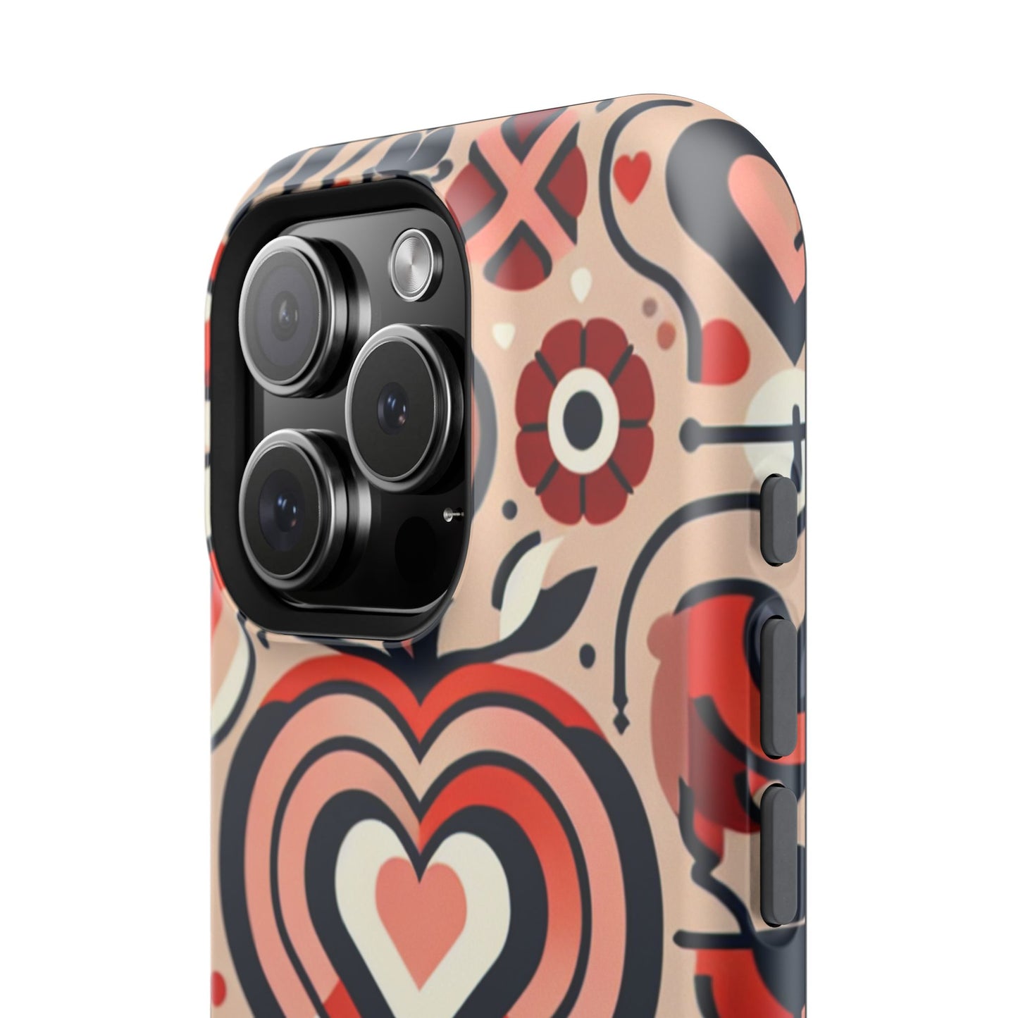 Heartfelt Impact-Resistant Phone Cases, Durable Phone Covers, Love-Themed Accessories, Valentine's Gifts, Unique Tech Cases