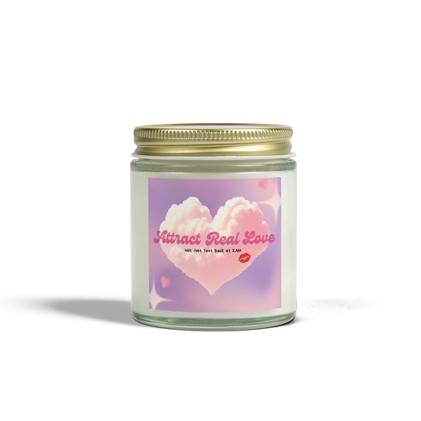 Attract Real Love (Not Just Text Back at 2AM) Candle, Ideal for Valentine's Day, Engagements, Cozy Nights, Gifts for Her, Aromatherapy