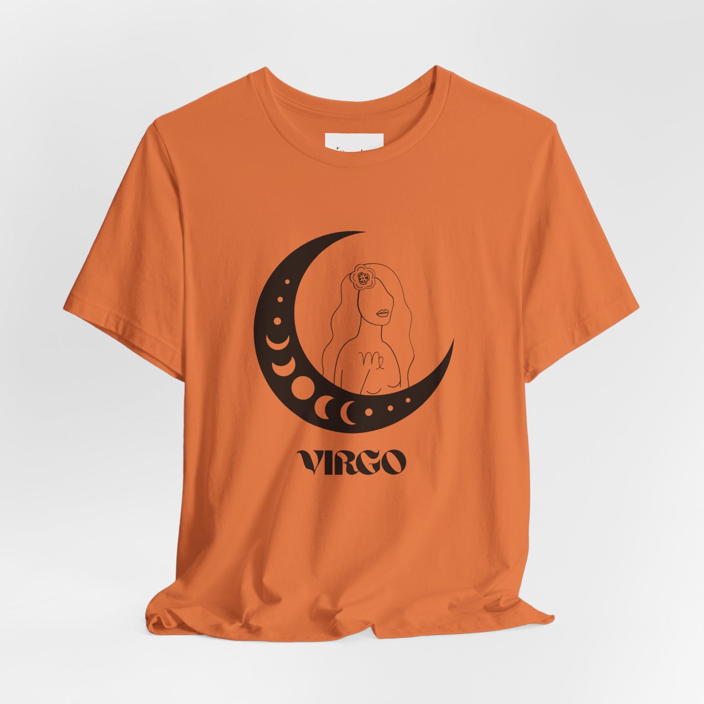 Virgo Moon Zodiac T-Shirt, Astrology Tee, Horoscope Gift, Celestial Apparel, Unisex Astrology Shirt
