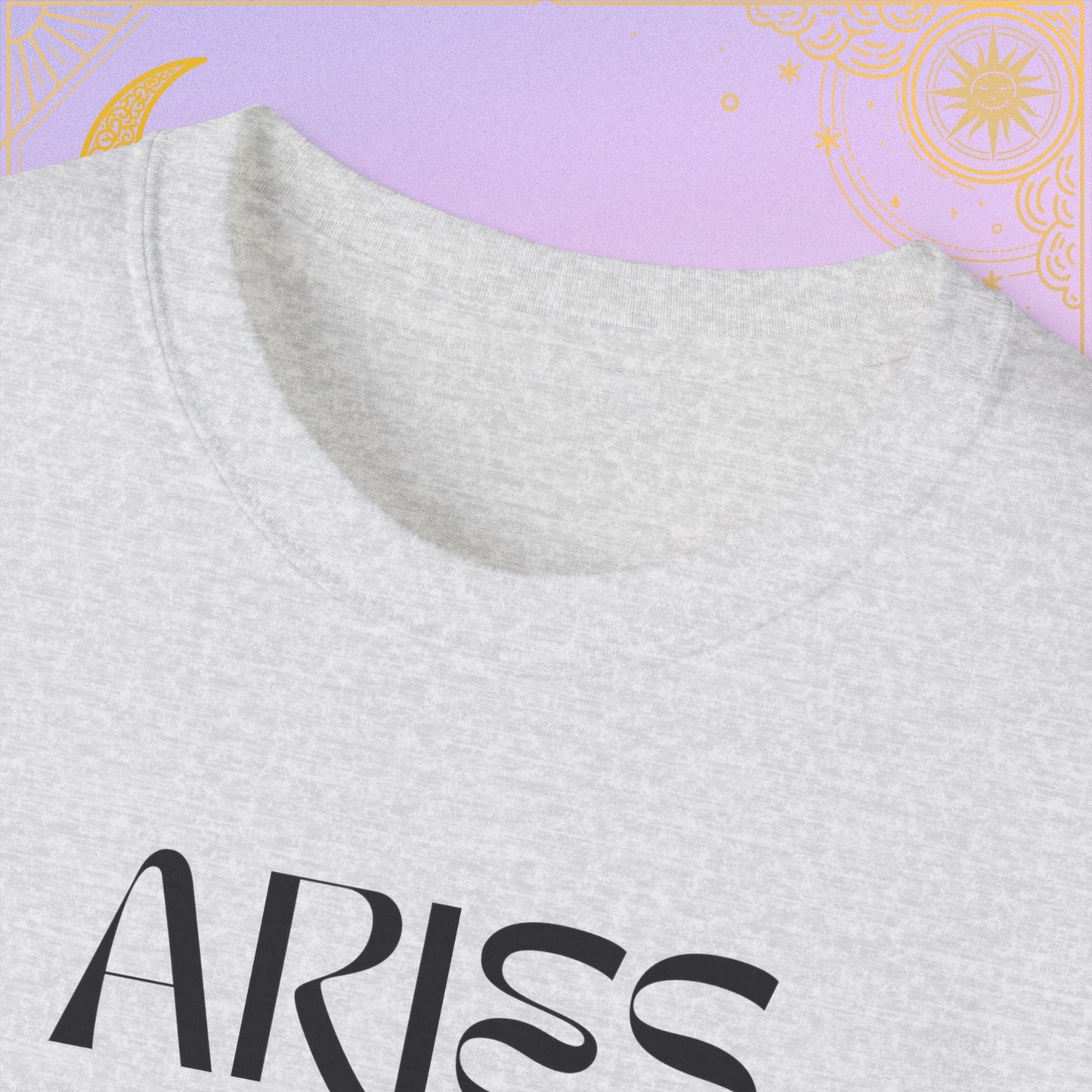 Astrology Aries Tee, Unisex Cotton Shirt, Zodiac Graphic T-Shirt, Birthday Gift, Horoscope Apparel, Astrology Fashion