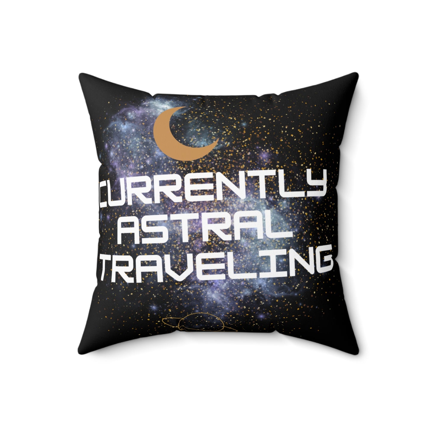 Astral Travel Themed Pillow, Cosmic Decor, Space Lover Gift, Bohemian Vibes, Dorm Room Accent, Meditation Accessory