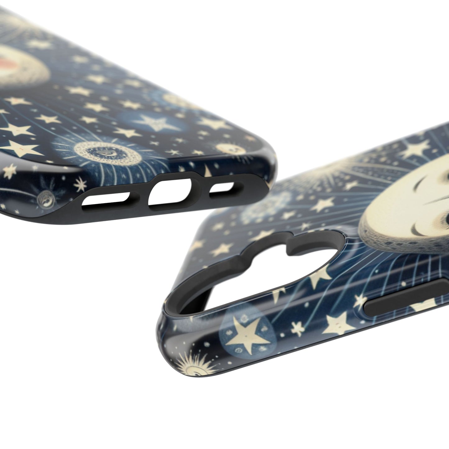 Celestial Impact-Resistant Cases, Protective Phone Cover, Moon & Stars Design, Gift for Astrology Lovers, Unique Phone Accessories, [...]