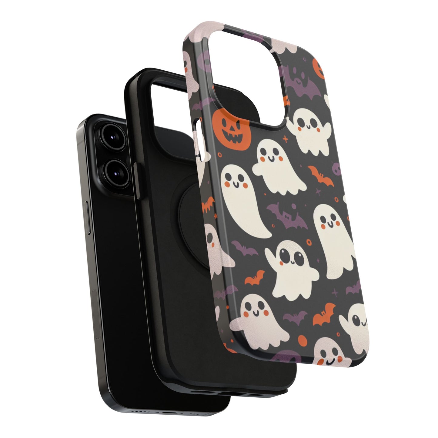 Halloween Ghost Phone Case, Cute Ghost Cases for iPhone, October Birthday Gift, Spooky Decor, Fun & Funky Cell Phone Cover