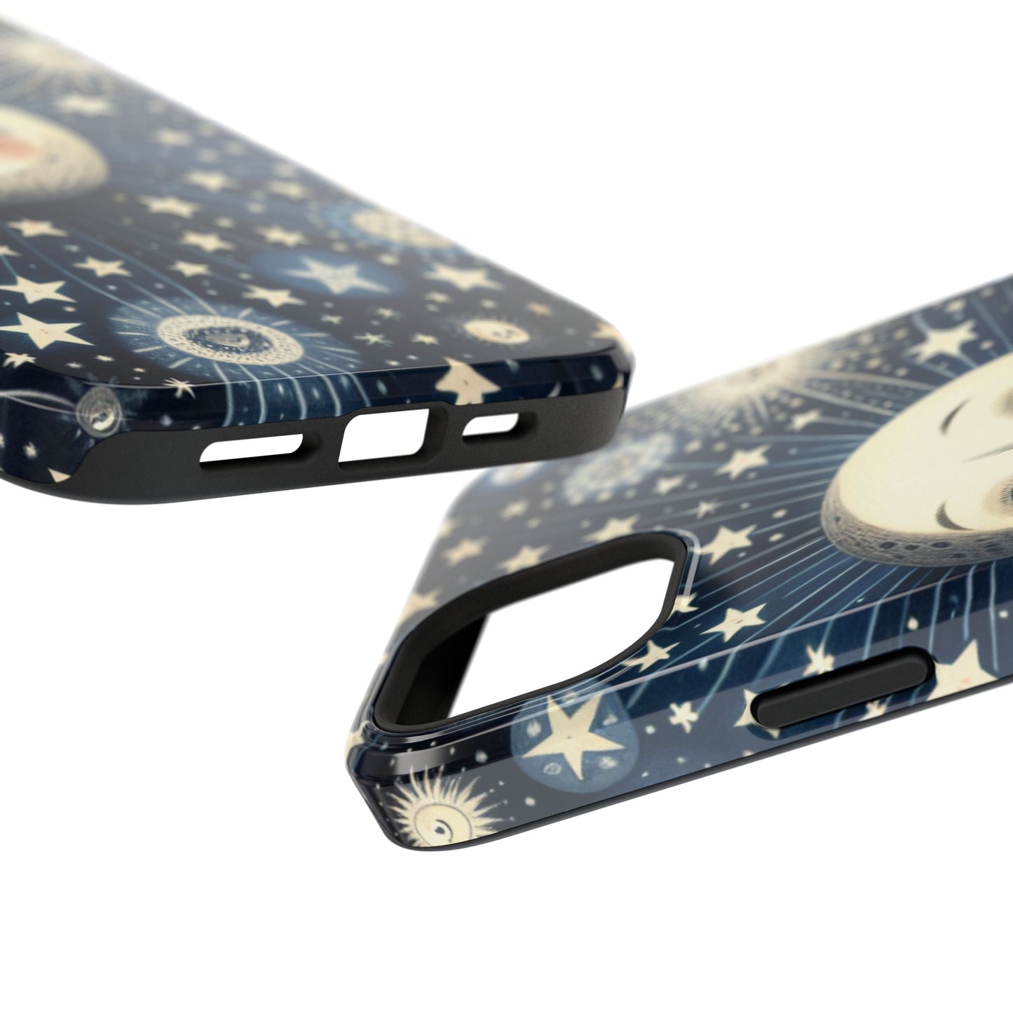 Celestial Impact-Resistant Cases, Protective Phone Cover, Moon & Stars Design, Gift for Astrology Lovers, Unique Phone Accessories, [...]