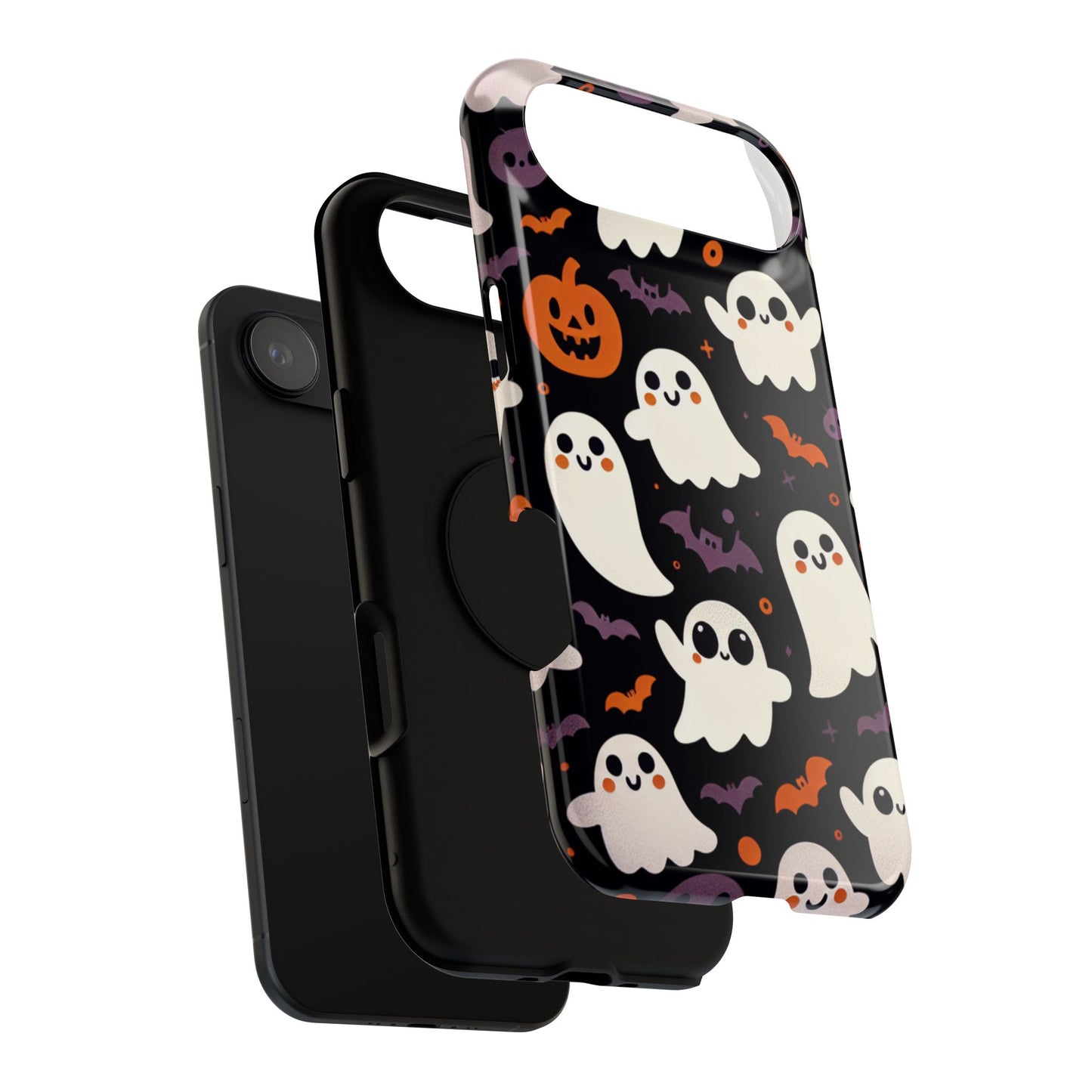 Halloween Ghost Phone Case, Cute Ghost Cases for iPhone, October Birthday Gift, Spooky Decor, Fun & Funky Cell Phone Cover