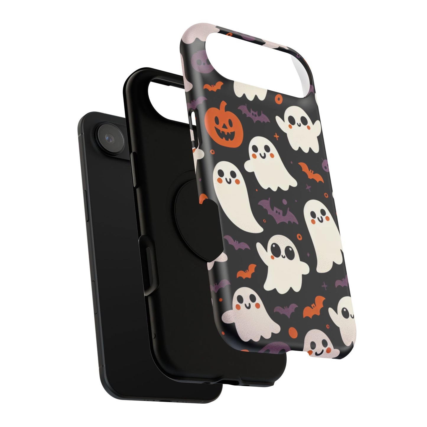 Halloween Ghost Phone Case, Cute Ghost Cases for iPhone, October Birthday Gift, Spooky Decor, Fun & Funky Cell Phone Cover
