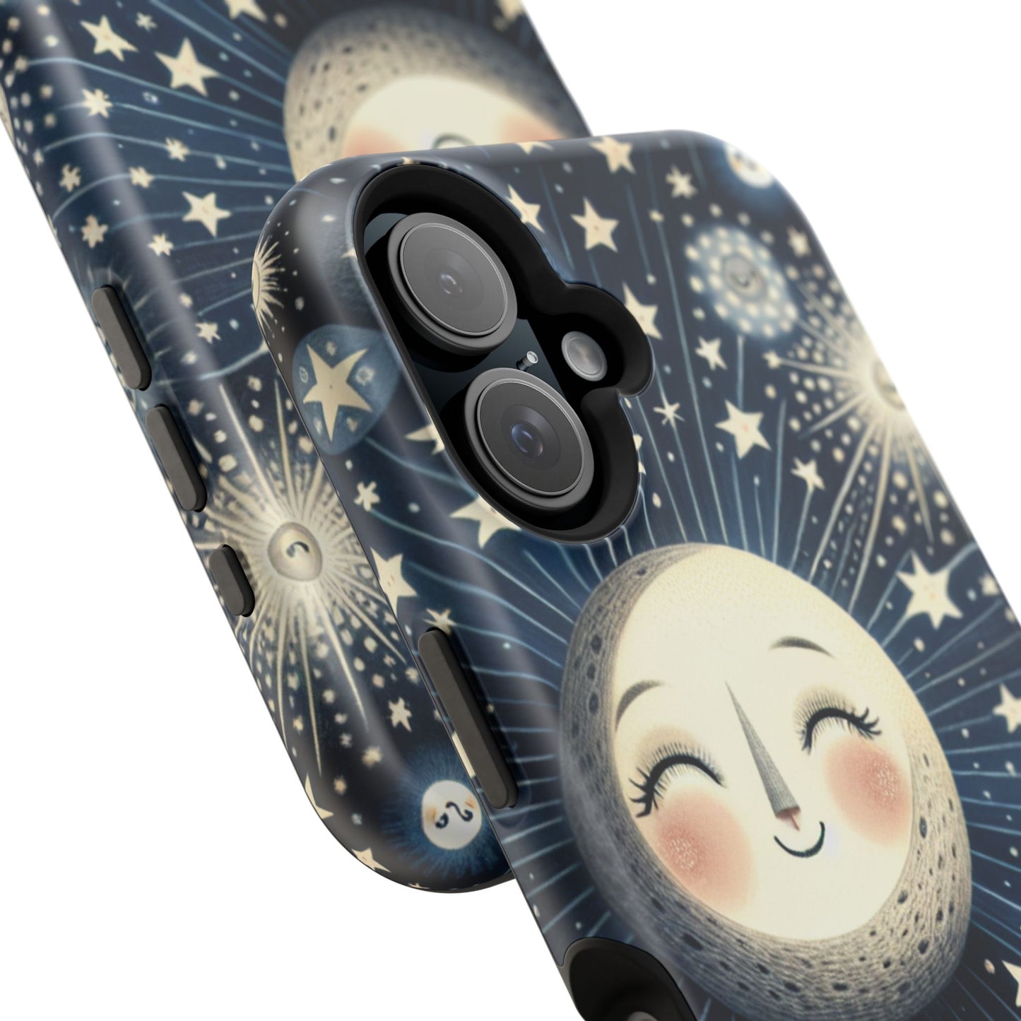 Celestial Impact-Resistant Cases, Protective Phone Cover, Moon & Stars Design, Gift for Astrology Lovers, Unique Phone Accessories, [...]