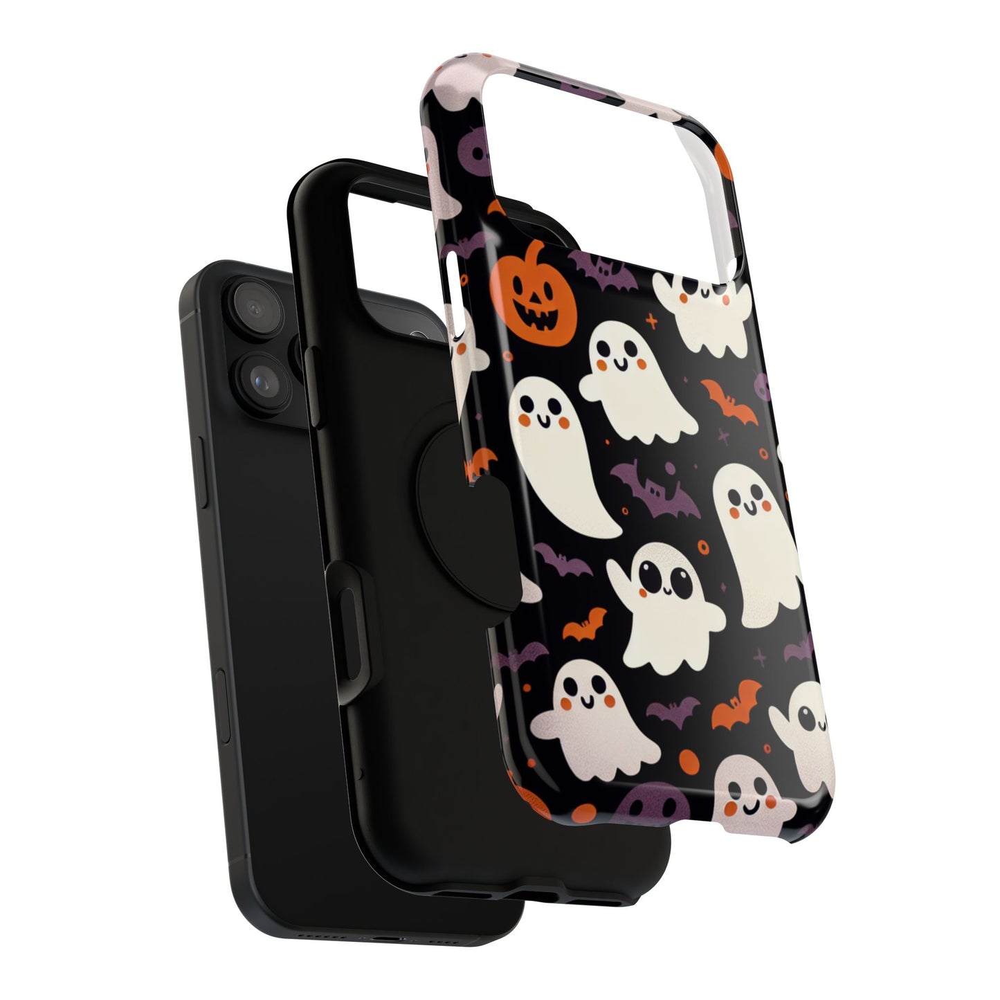Halloween Ghost Phone Case, Cute Ghost Cases for iPhone, October Birthday Gift, Spooky Decor, Fun & Funky Cell Phone Cover