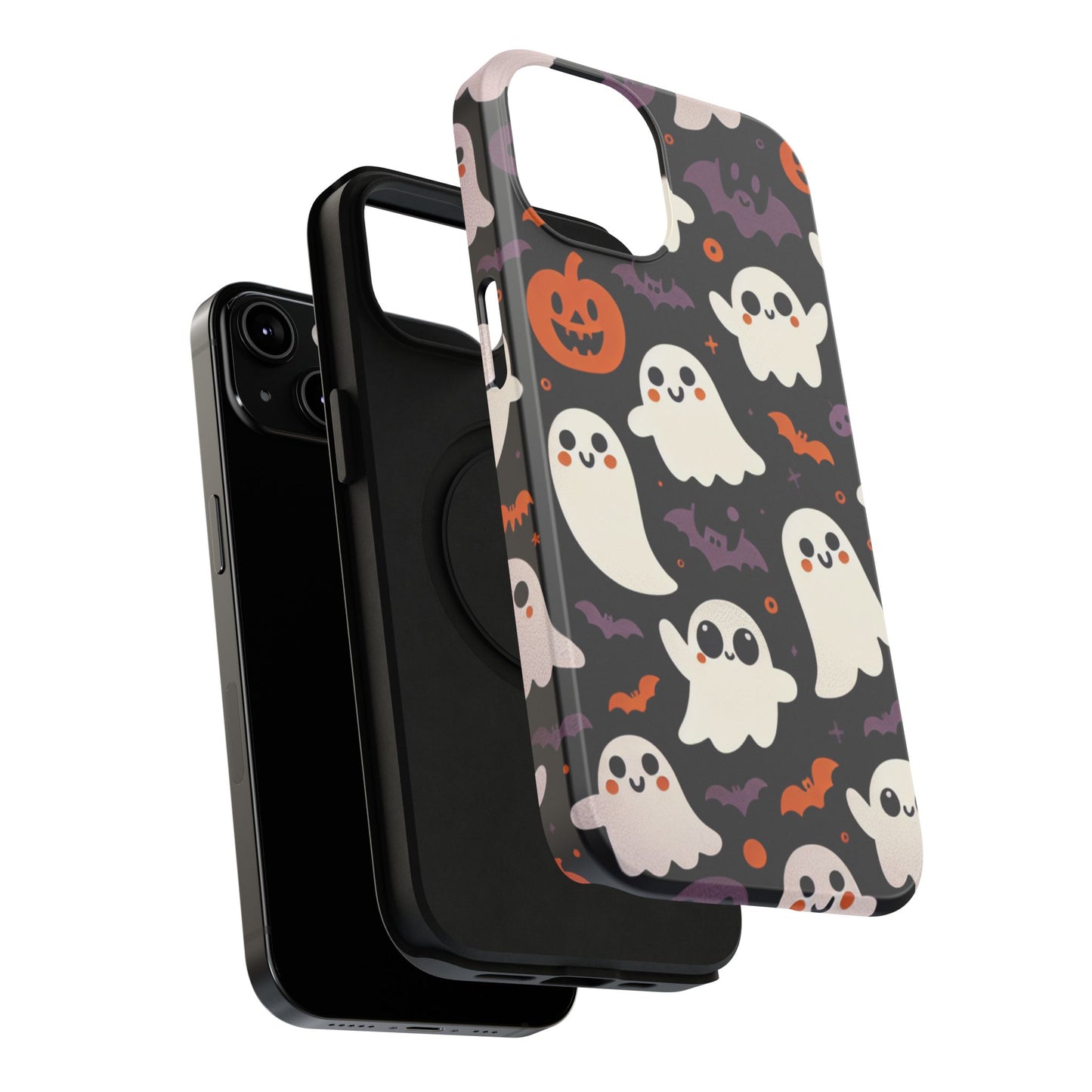 Halloween Ghost Phone Case, Cute Ghost Cases for iPhone, October Birthday Gift, Spooky Decor, Fun & Funky Cell Phone Cover