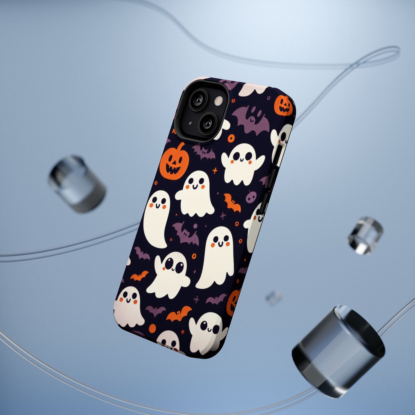 Halloween Ghost Phone Case, Cute Ghost Cases for iPhone, October Birthday Gift, Spooky Decor, Fun & Funky Cell Phone Cover