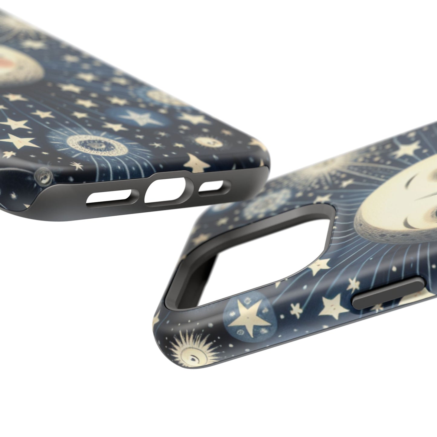Celestial Impact-Resistant Cases, Protective Phone Cover, Moon & Stars Design, Gift for Astrology Lovers, Unique Phone Accessories, [...]