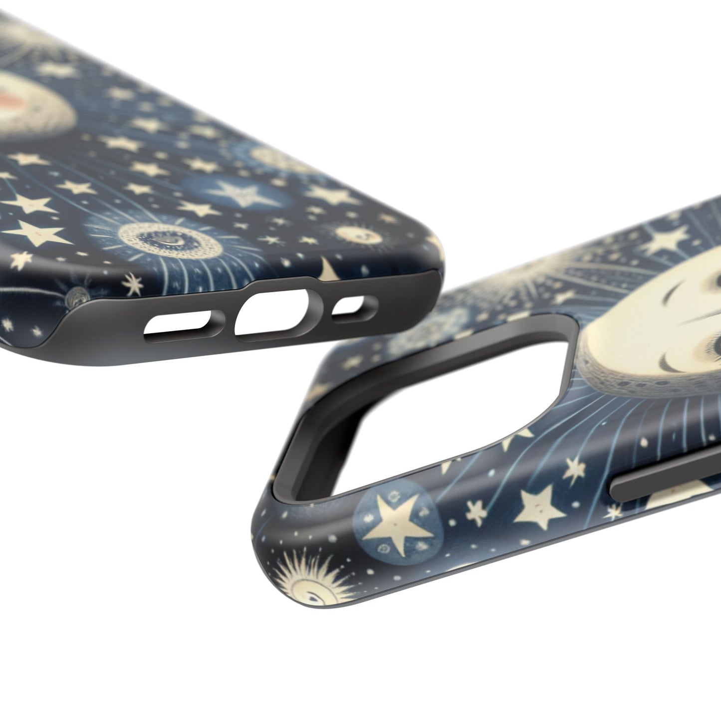 Celestial Impact-Resistant Cases, Protective Phone Cover, Moon & Stars Design, Gift for Astrology Lovers, Unique Phone Accessories, [...]