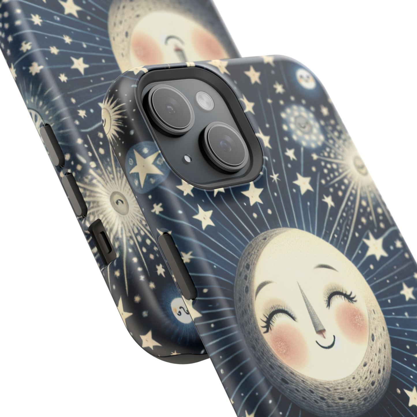 Celestial Impact-Resistant Cases, Protective Phone Cover, Moon & Stars Design, Gift for Astrology Lovers, Unique Phone Accessories, [...]