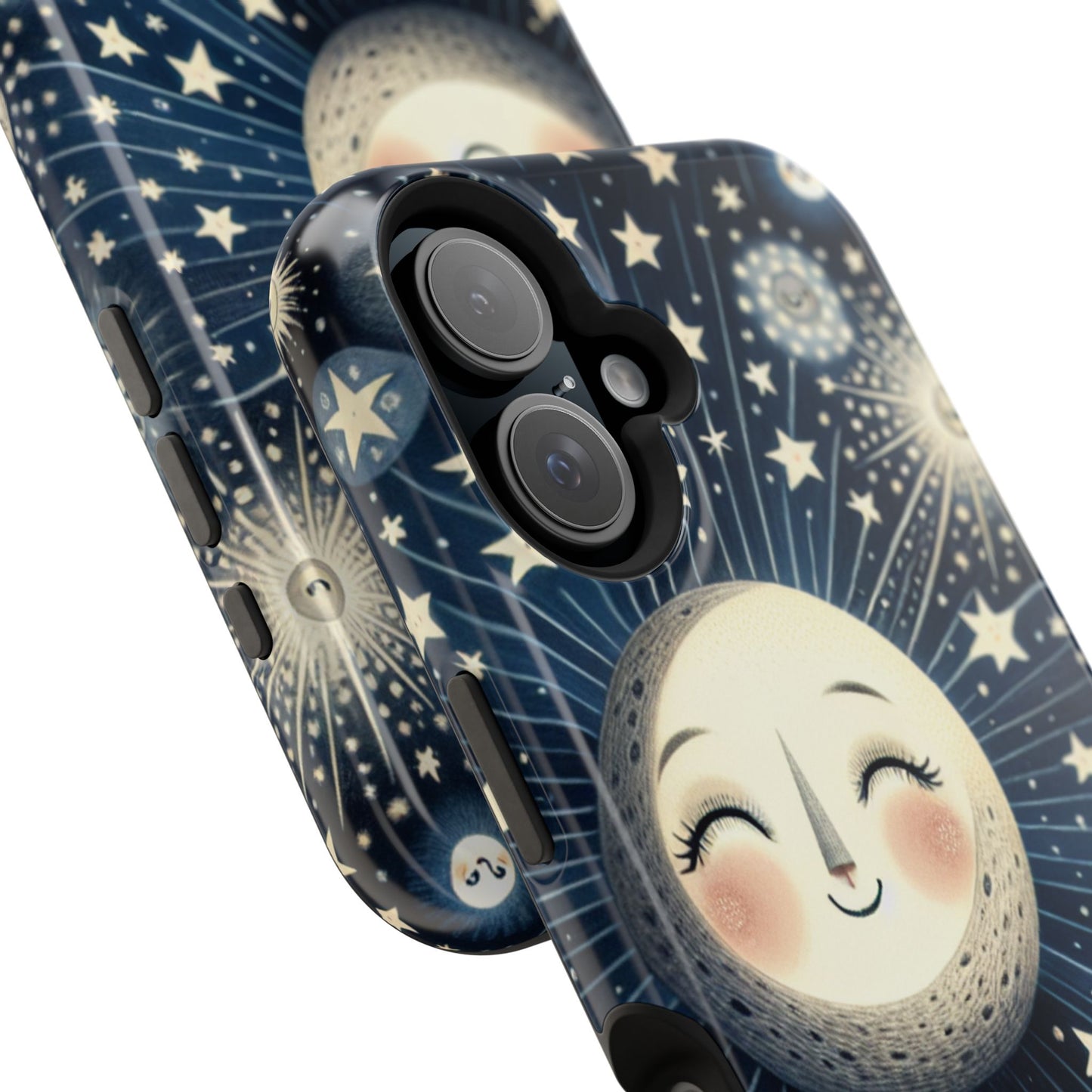 Celestial Impact-Resistant Cases, Protective Phone Cover, Moon & Stars Design, Gift for Astrology Lovers, Unique Phone Accessories, [...]