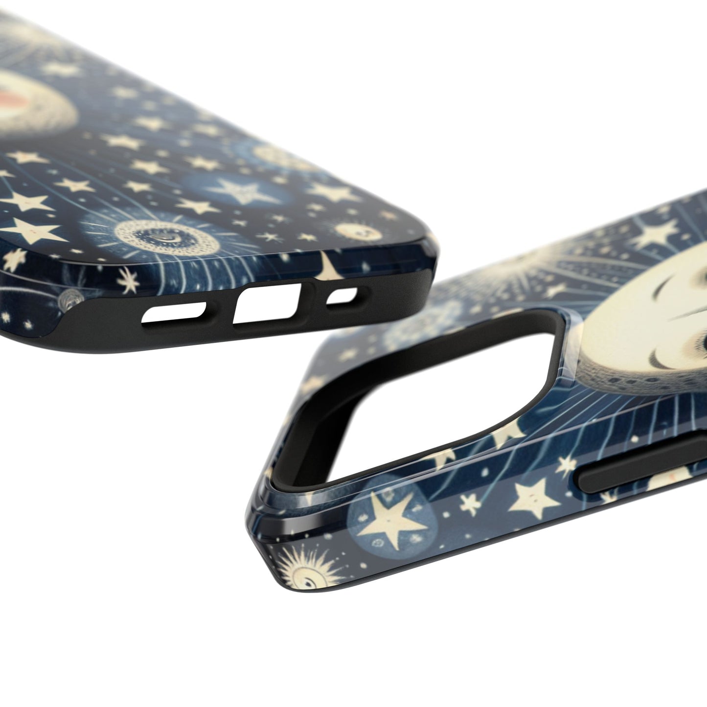 Celestial Impact-Resistant Cases, Protective Phone Cover, Moon & Stars Design, Gift for Astrology Lovers, Unique Phone Accessories, [...]