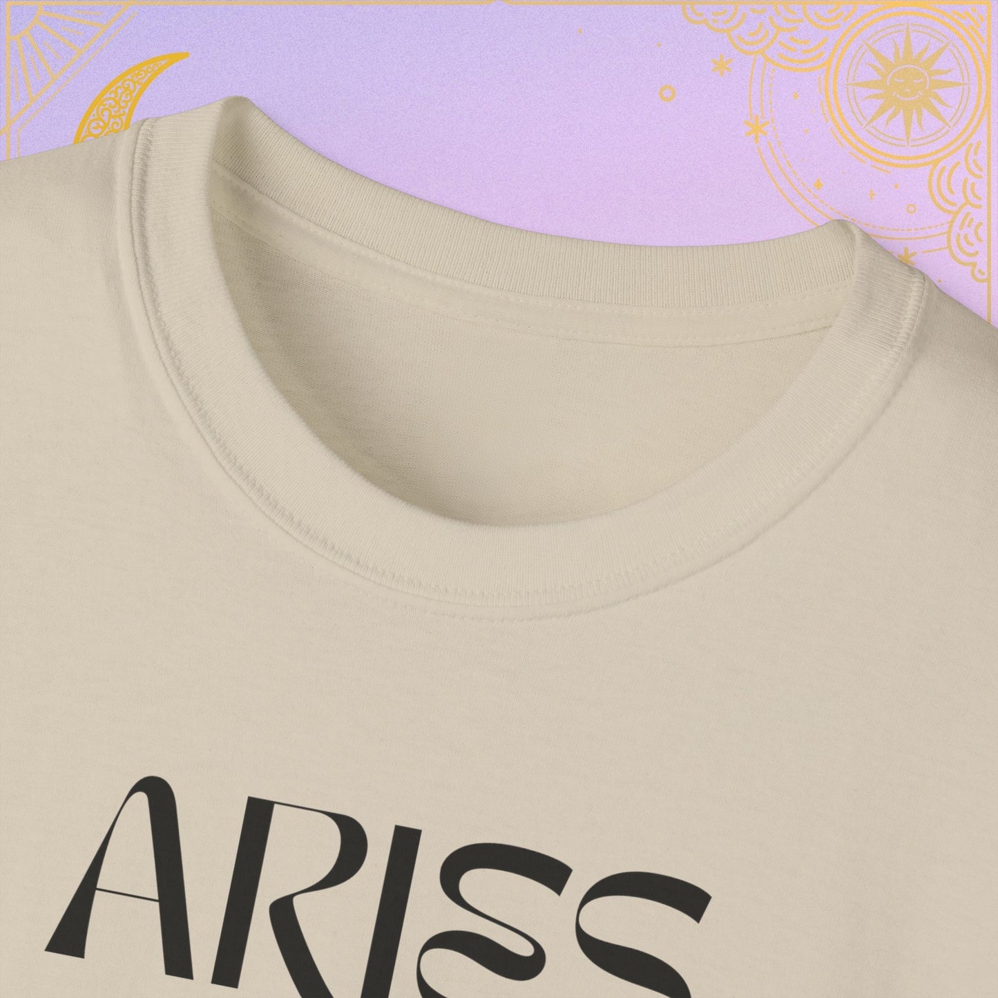 Astrology Aries Tee, Unisex Cotton Shirt, Zodiac Graphic T-Shirt, Birthday Gift, Horoscope Apparel, Astrology Fashion