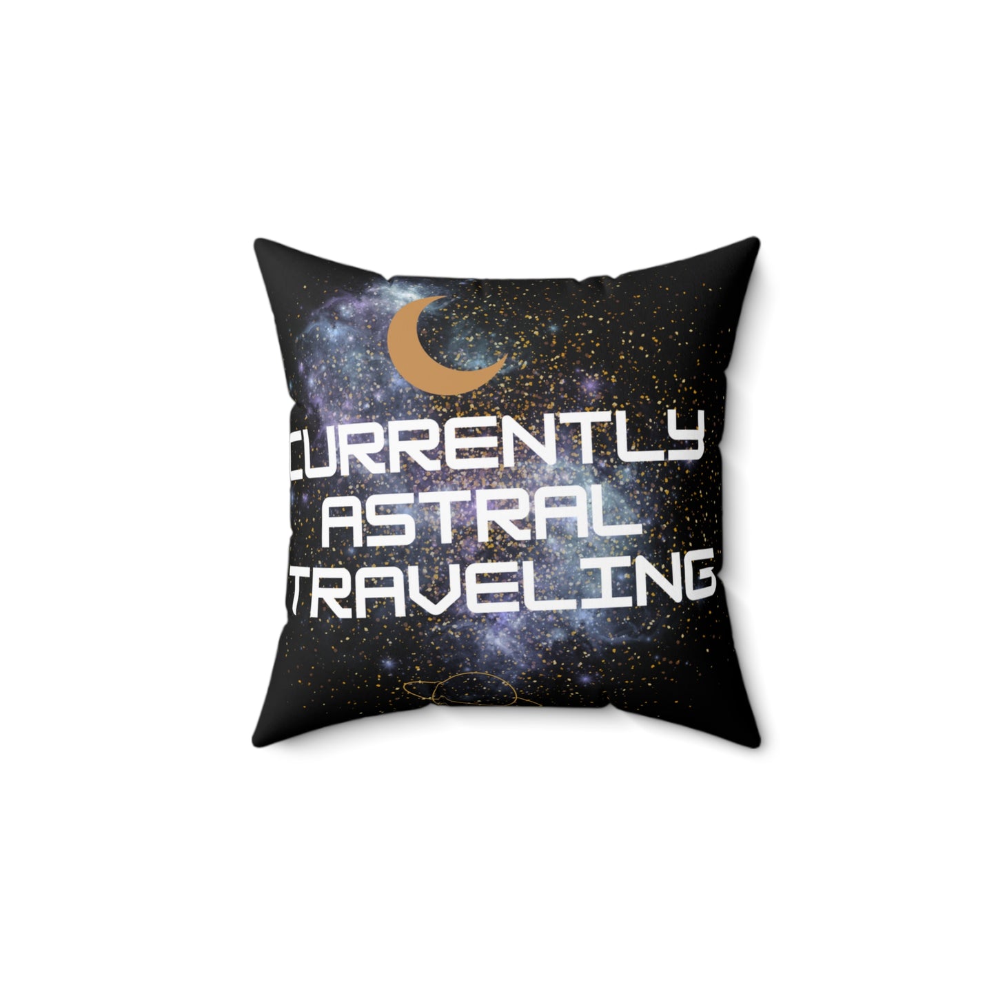 Astral Travel Themed Pillow, Cosmic Decor, Space Lover Gift, Bohemian Vibes, Dorm Room Accent, Meditation Accessory