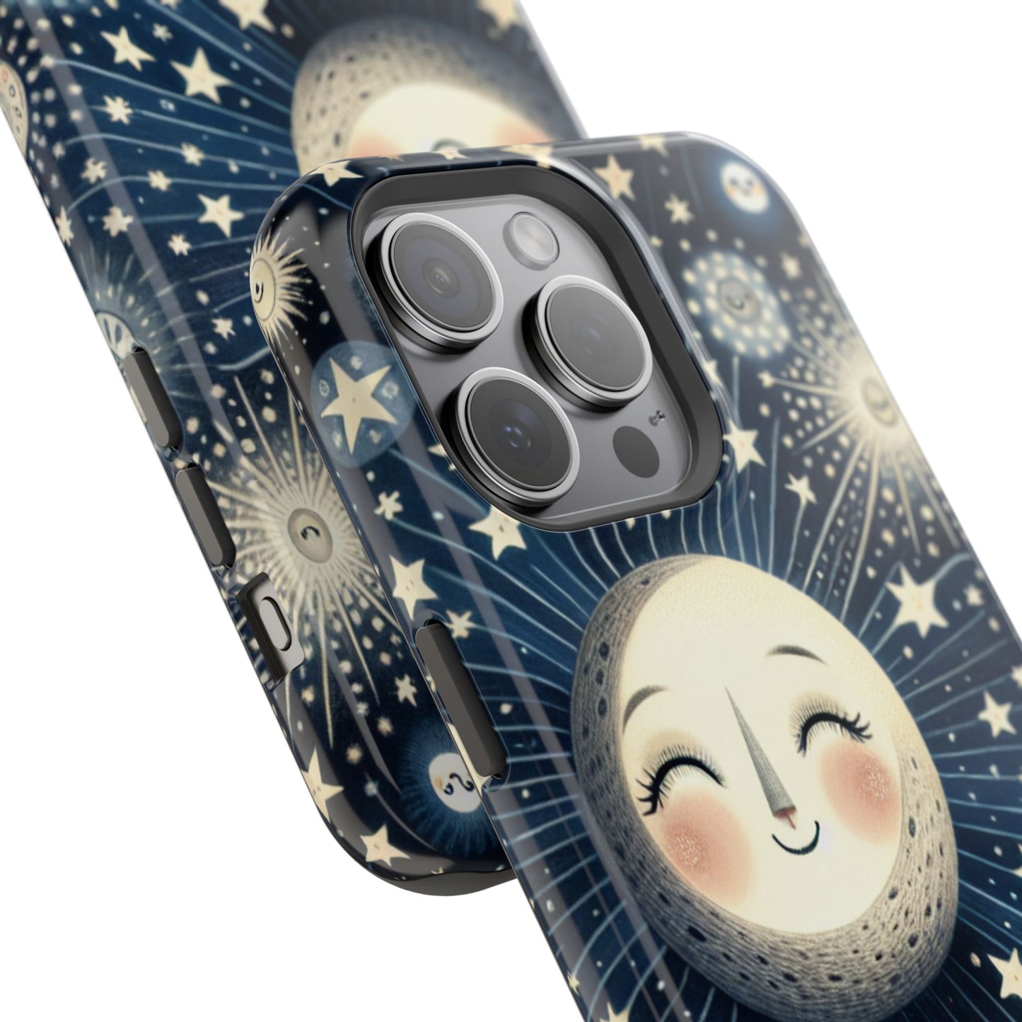 Celestial Impact-Resistant Cases, Protective Phone Cover, Moon & Stars Design, Gift for Astrology Lovers, Unique Phone Accessories, [...]