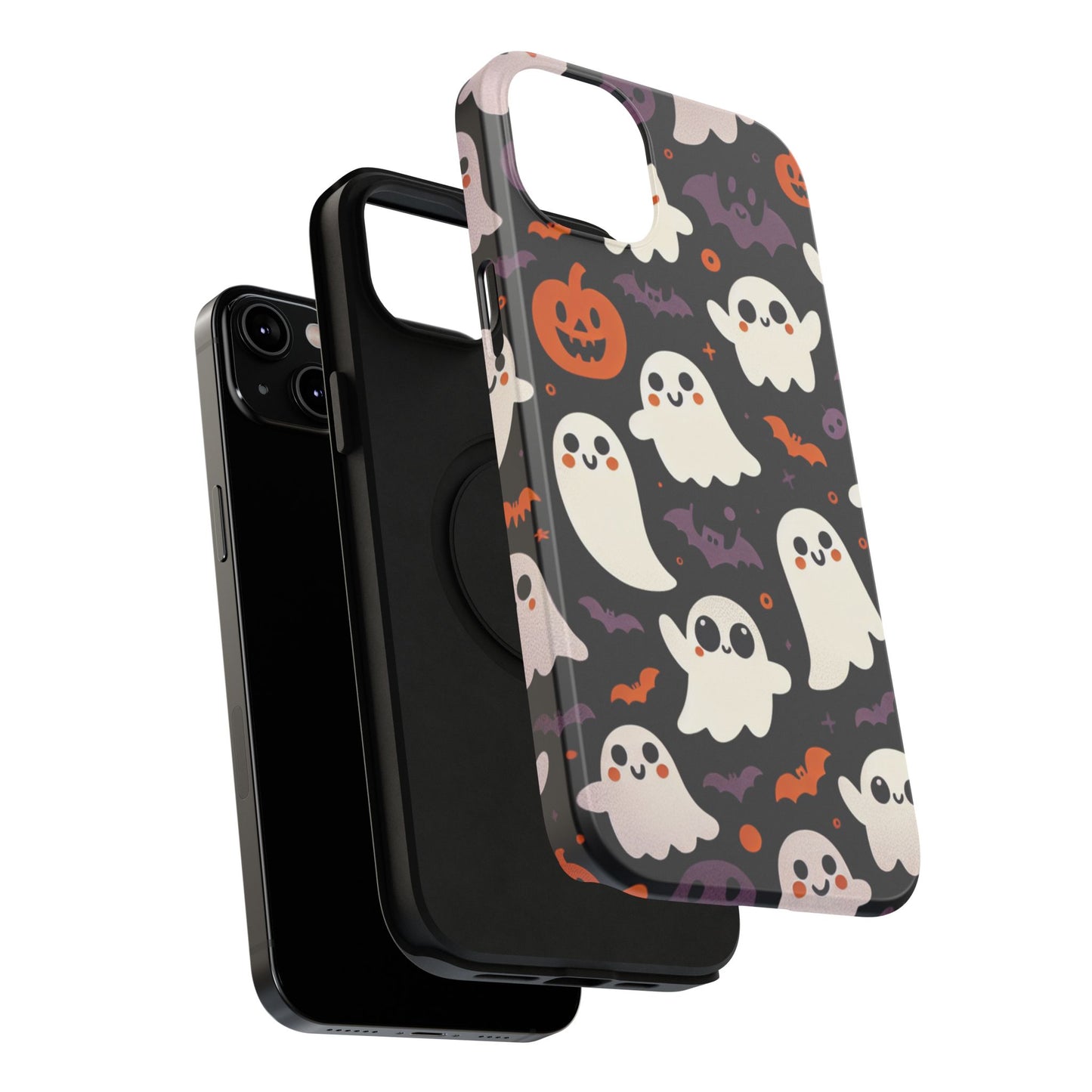 Halloween Ghost Phone Case, Cute Ghost Cases for iPhone, October Birthday Gift, Spooky Decor, Fun & Funky Cell Phone Cover